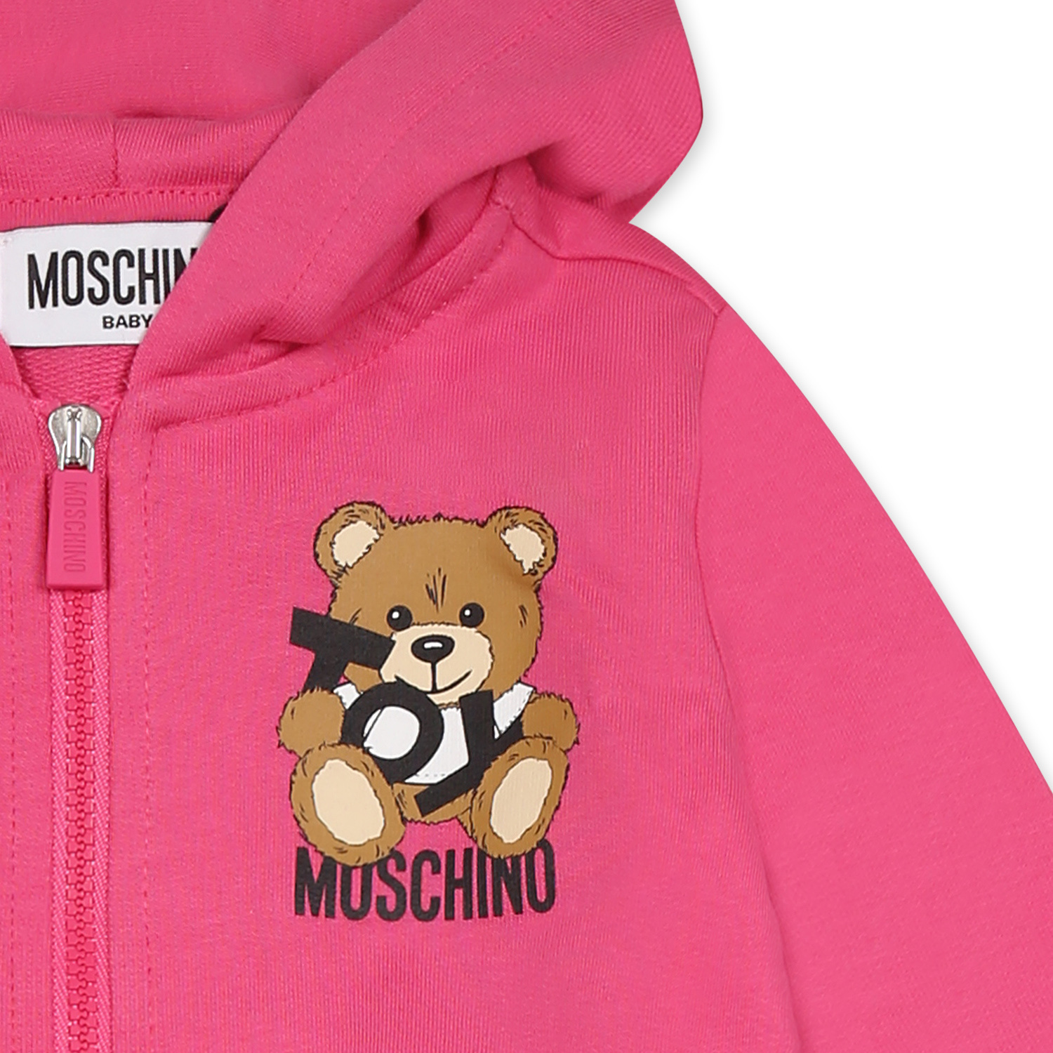 MOSCHINO LONG-SLEEVED SWEATSHIRT AND ELASTIC WAIST PANTS