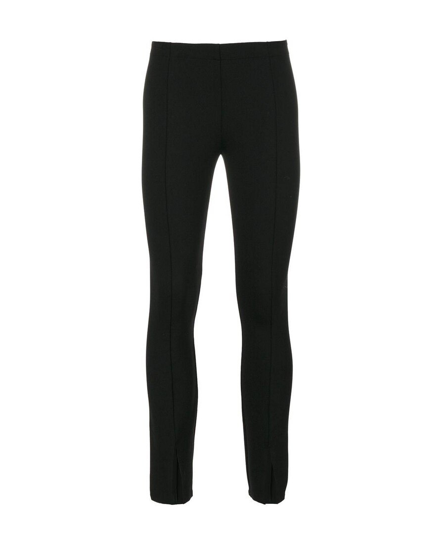 Shop The Row Thilde Front-slit Trousers In Black
