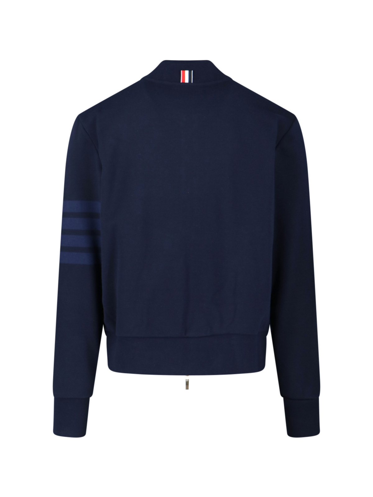 Thom Browne Four-stripe Bomber Jacket In Blue