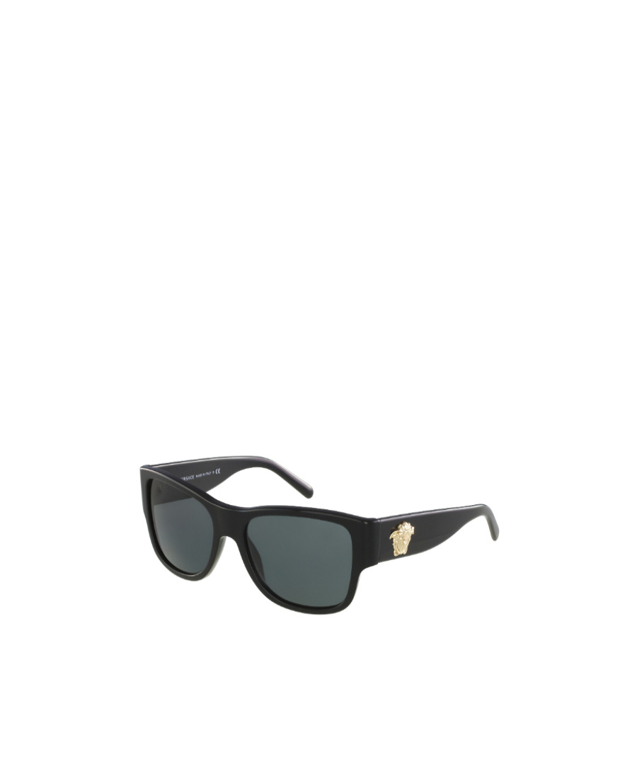 Versace Oversized Sunglasses In Black
