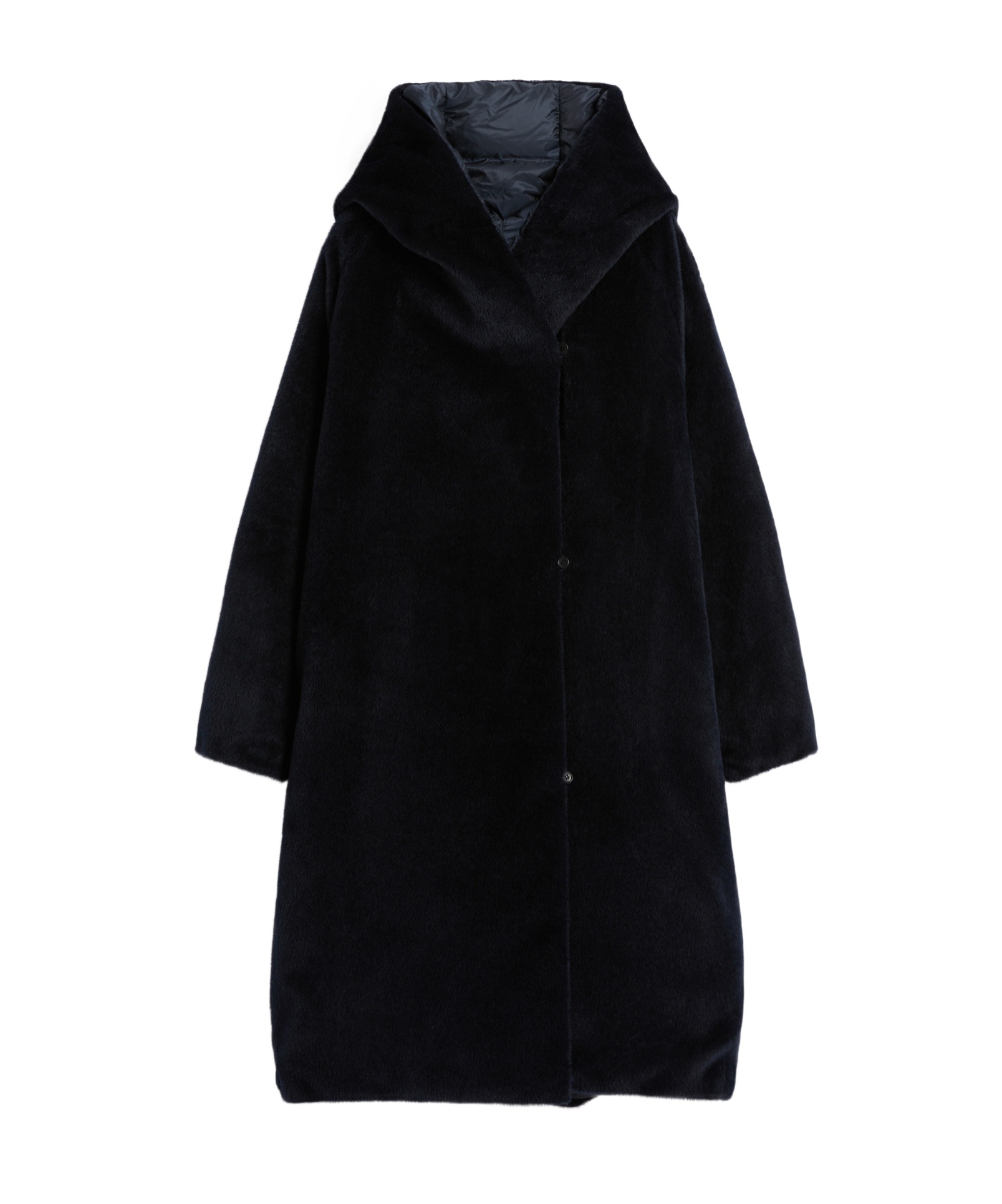 Max Mara Orion Double-faced Cotton Jacket In Black
