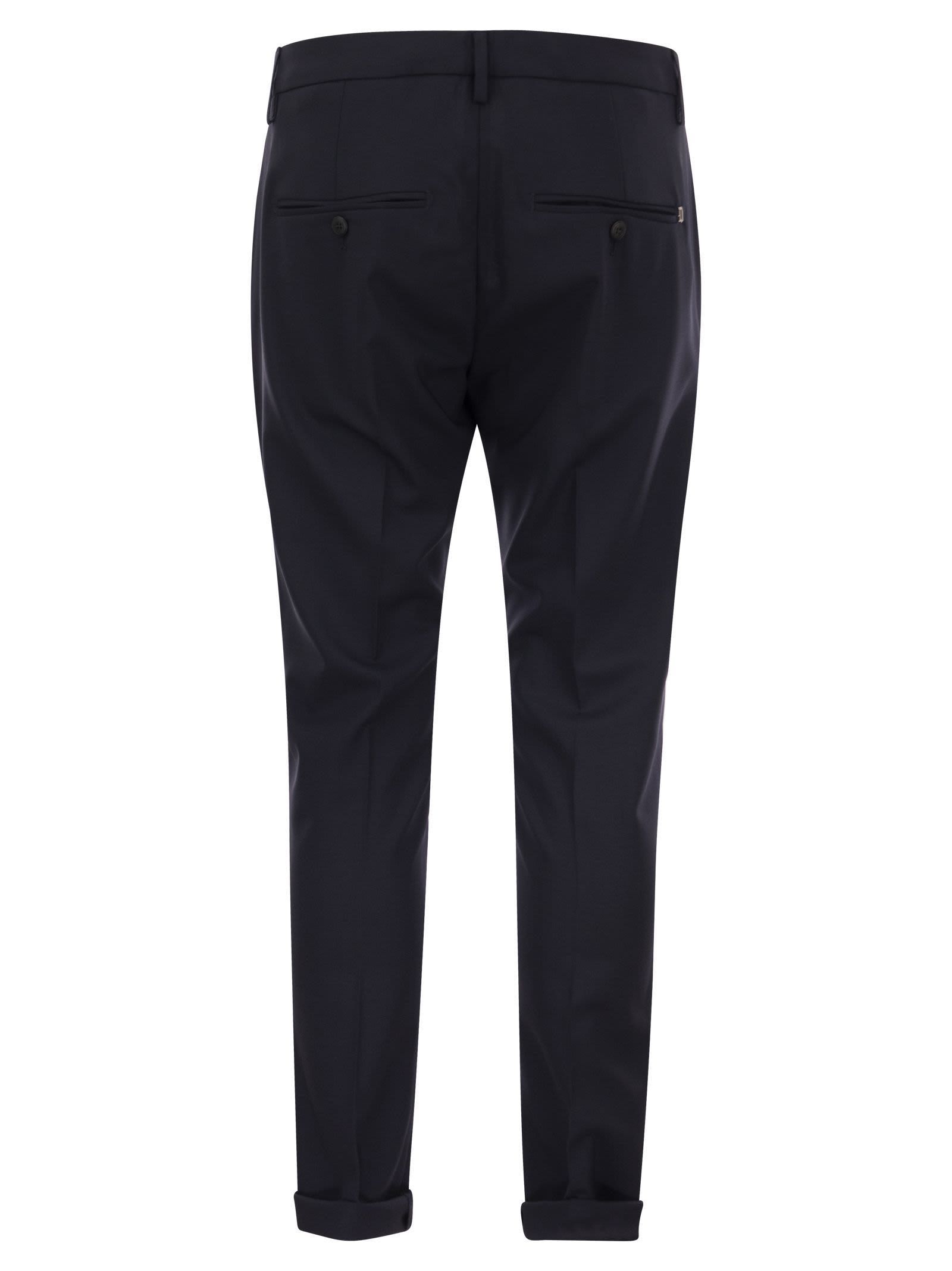Dondup Gaubert Slim Flannel Trousers