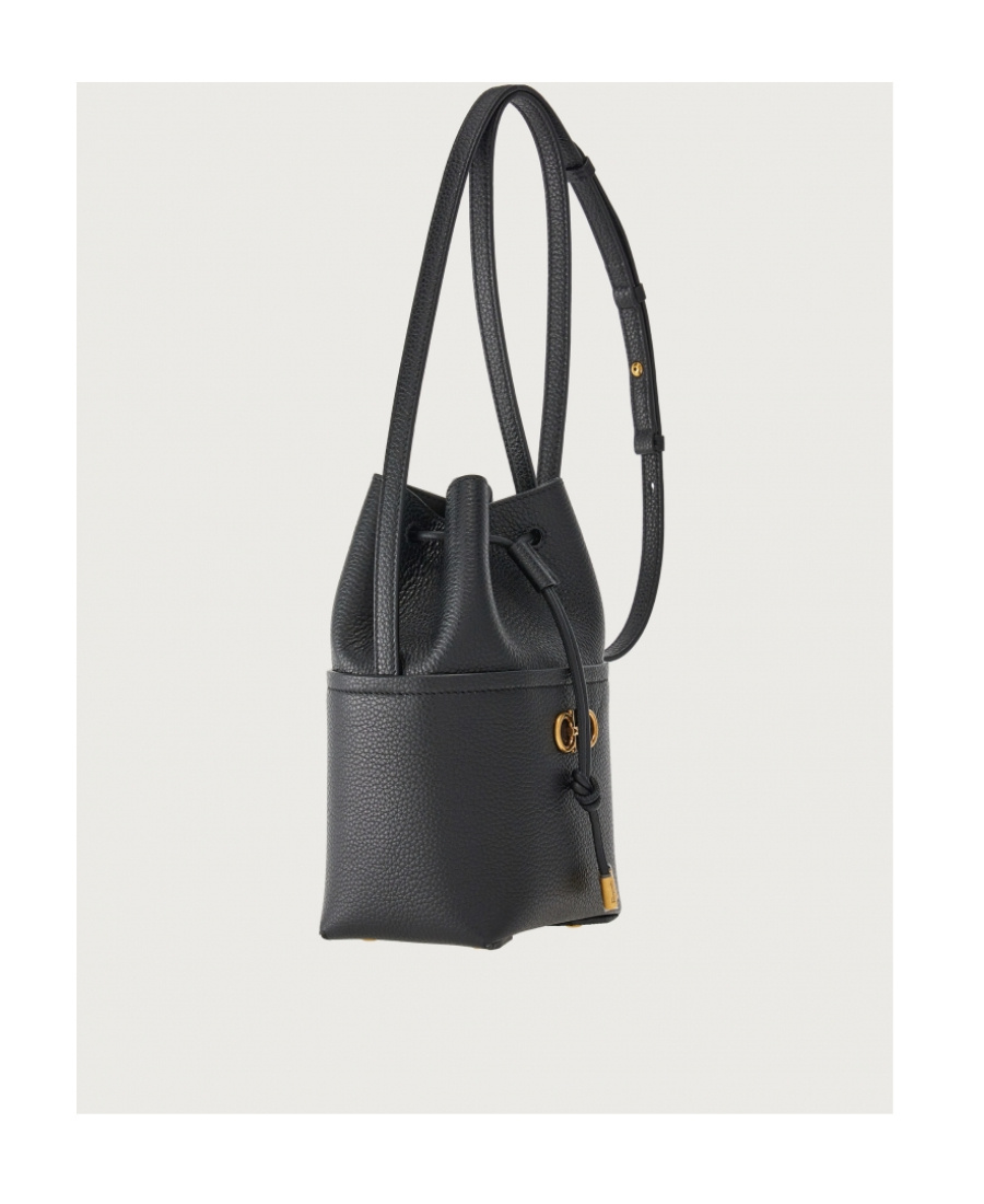 FERRAGAMO GANCINI SOFT BUCKET BAG