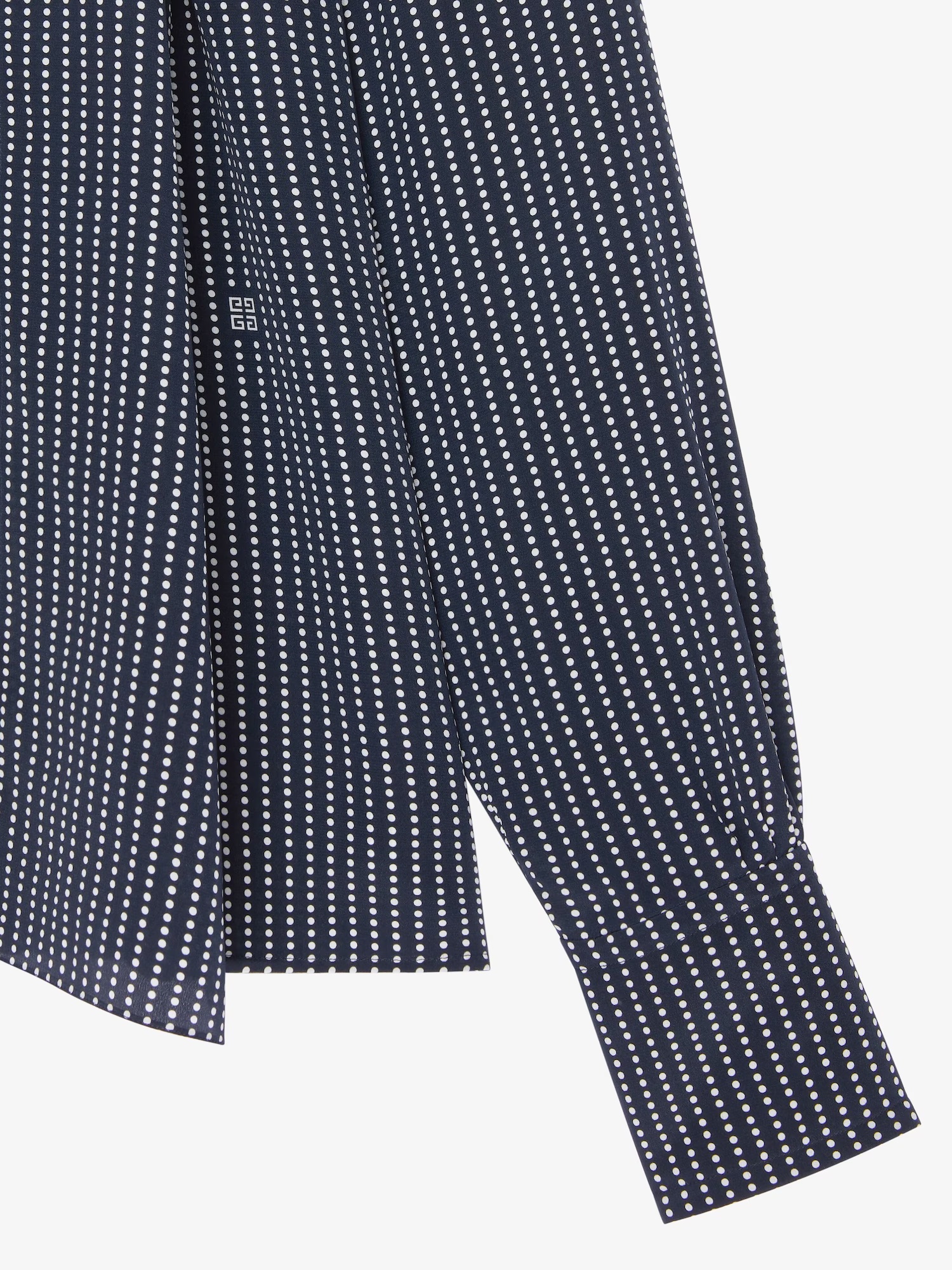 Givenchy Polka Dots Printed Blouse In Black