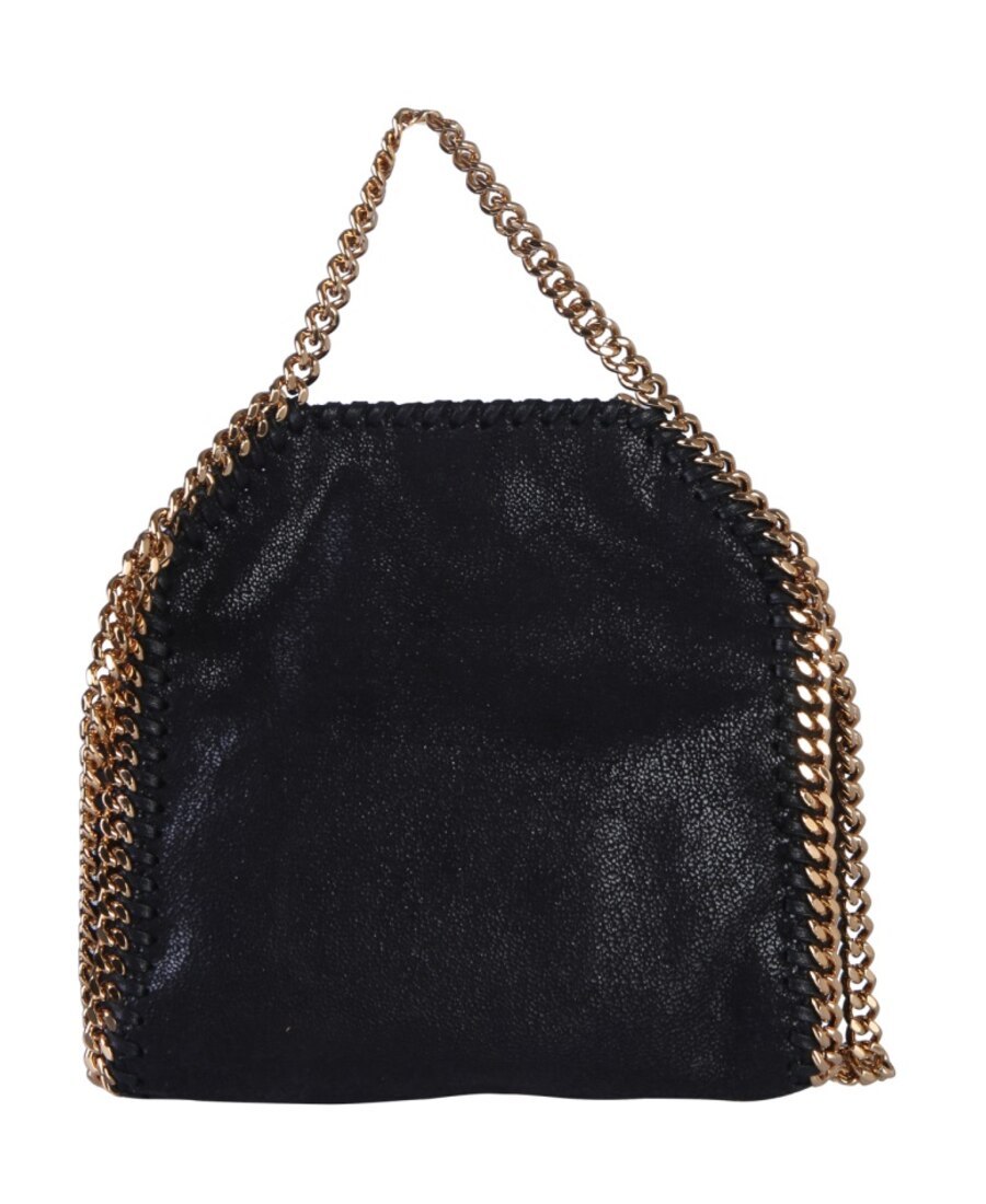 Stella Mccartney Tiny Falabella Tote Bag In Black