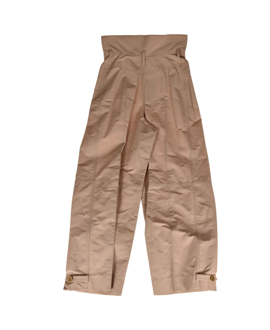 Givenchy High-waisted Cropped Trousers In Nude