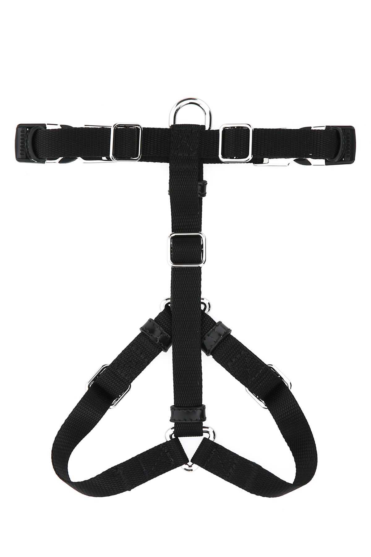 Prada Buckle-detail Dog Harness In Black