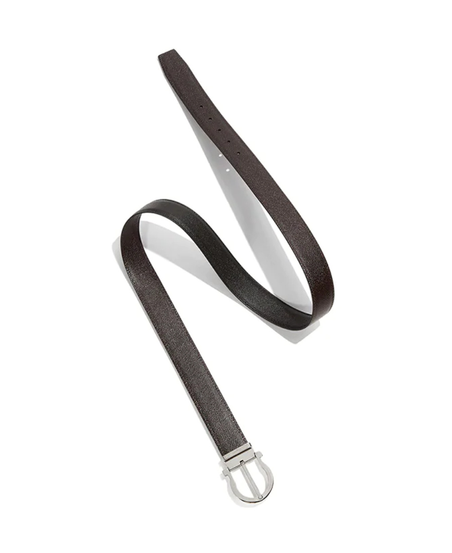 Ferragamo Adjustable Belt In Black