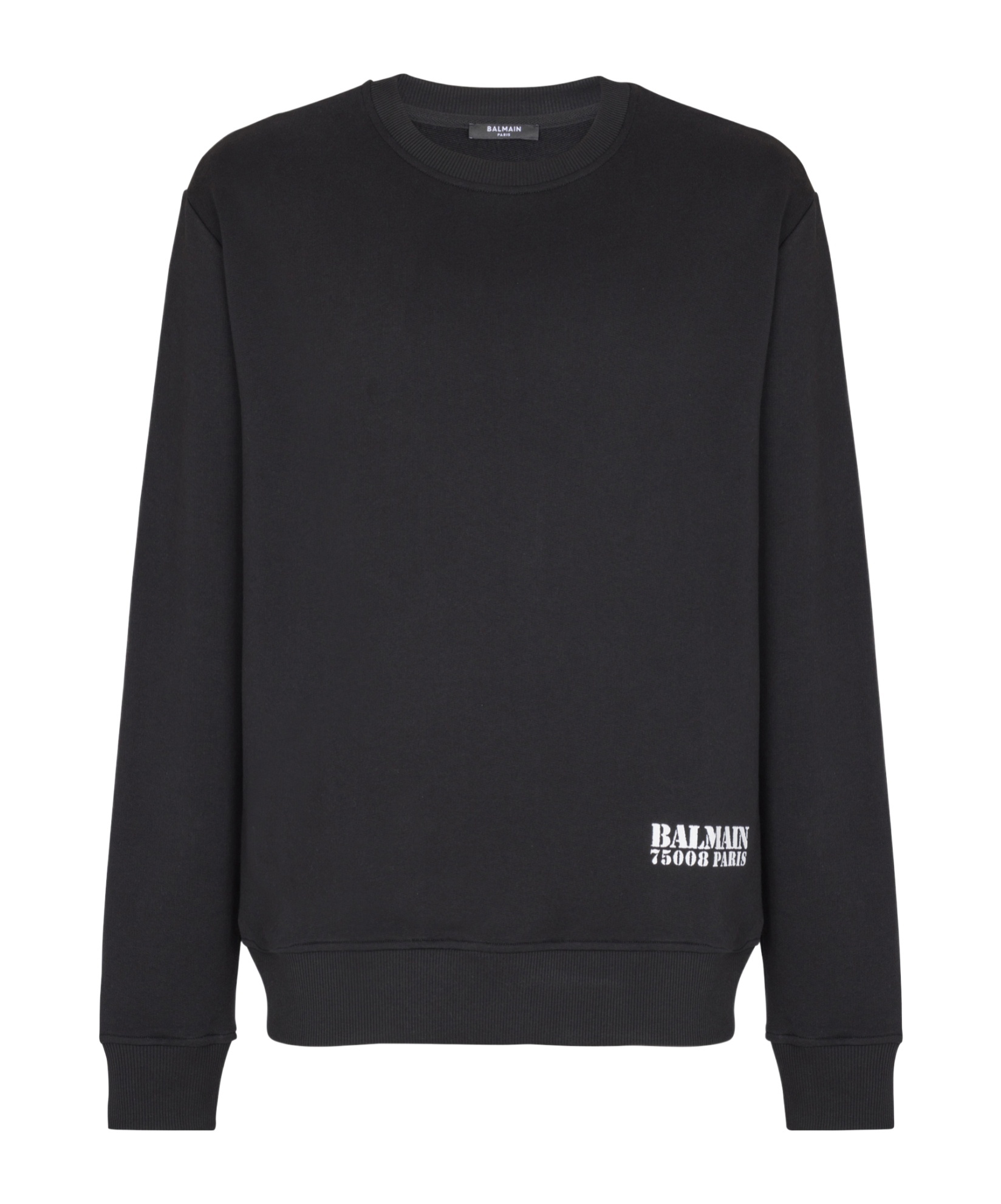 Balmain Logo-print Sweatshirt In Black