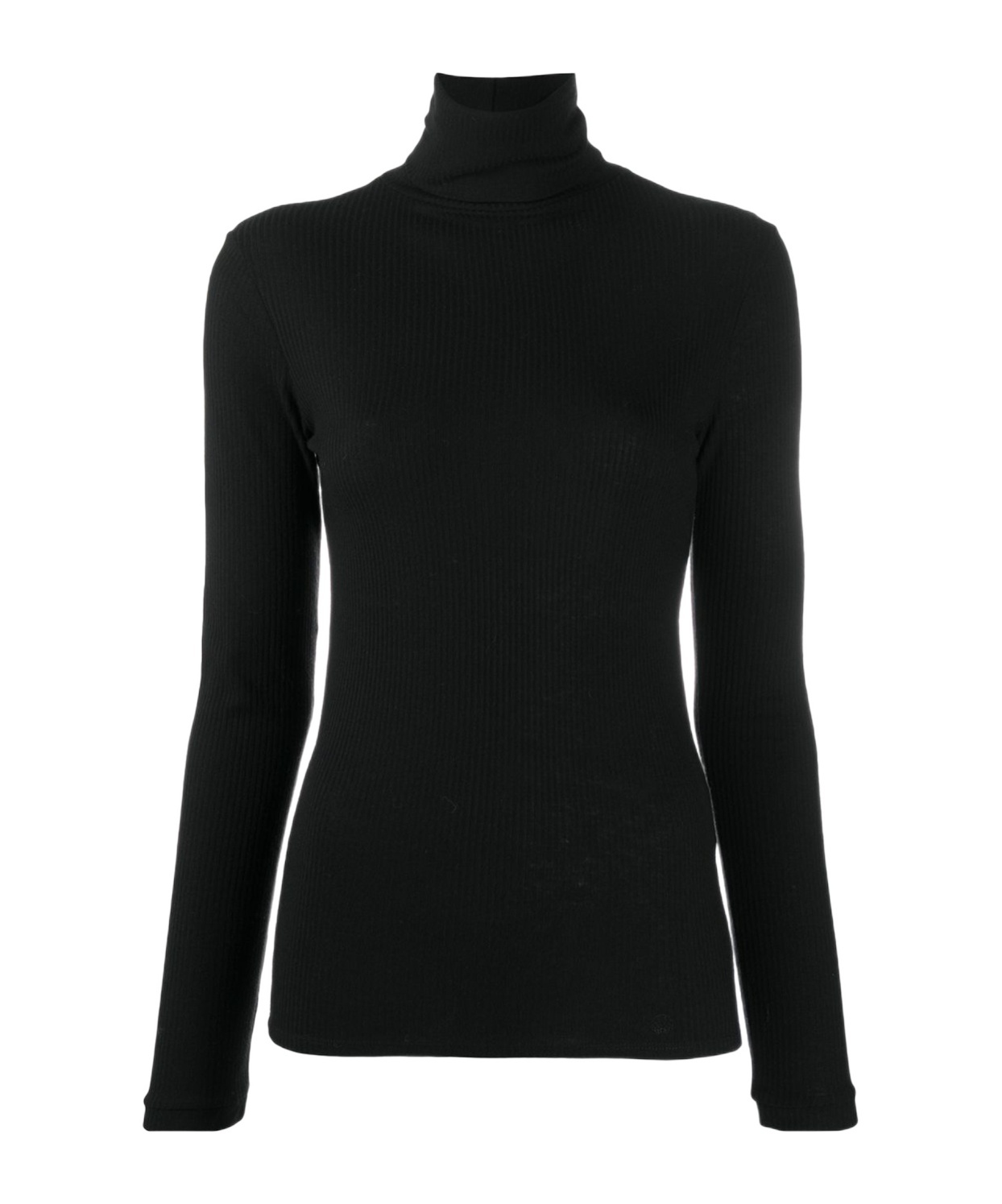 Loulou Studio Gallinara Turtleneck Sweater In Black