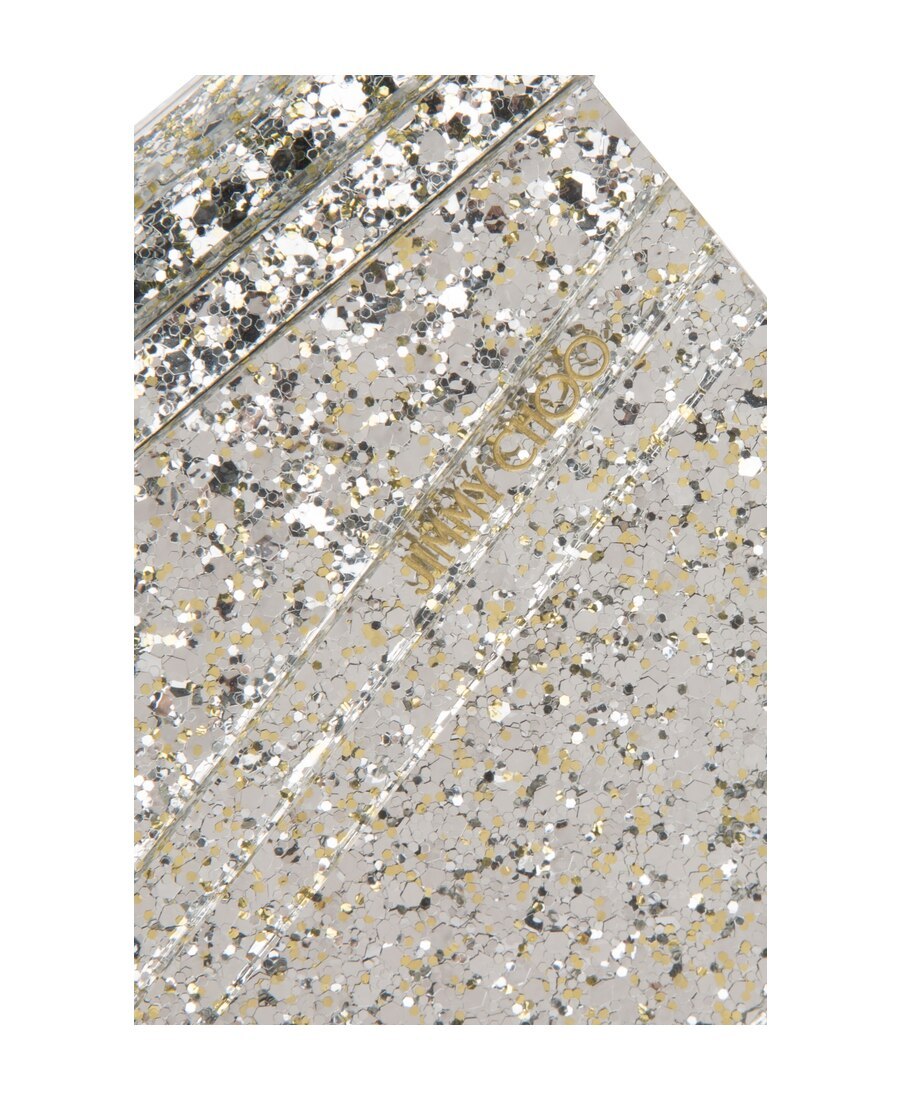 Jimmy Choo Women Embellished Acrylic Candy Clutch In Gray