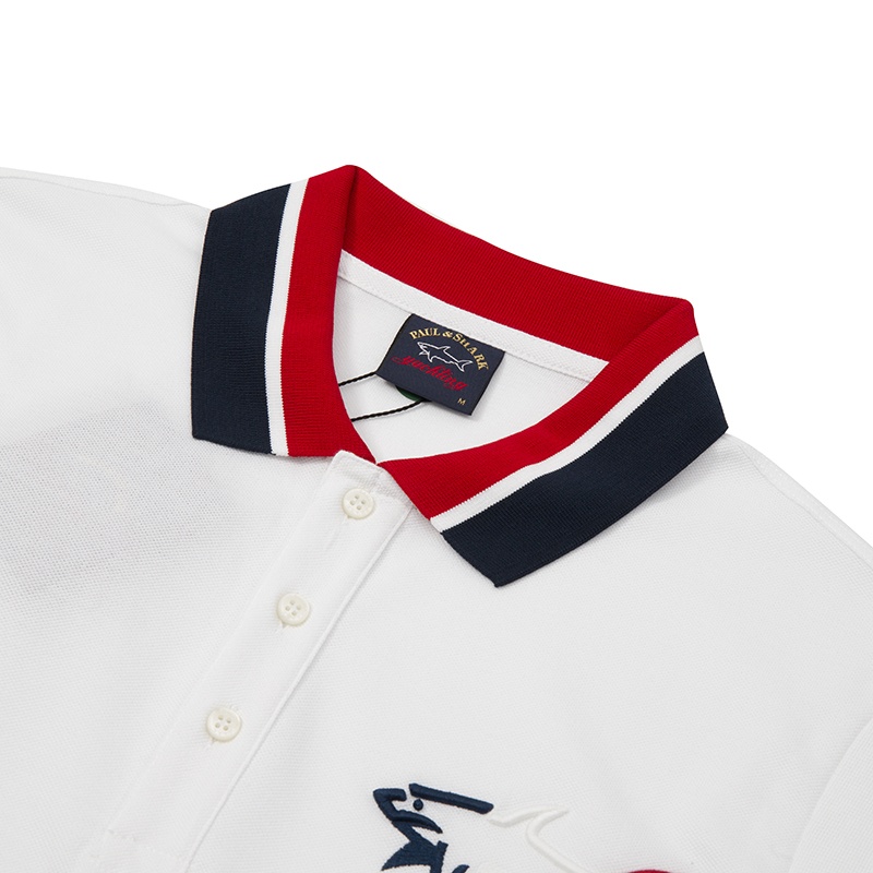 PAUL & SHARK LOGO DETAILS POLO SHIRT