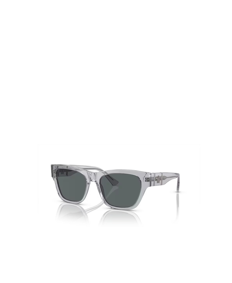 Versace Square Frame Sunglasses In Black