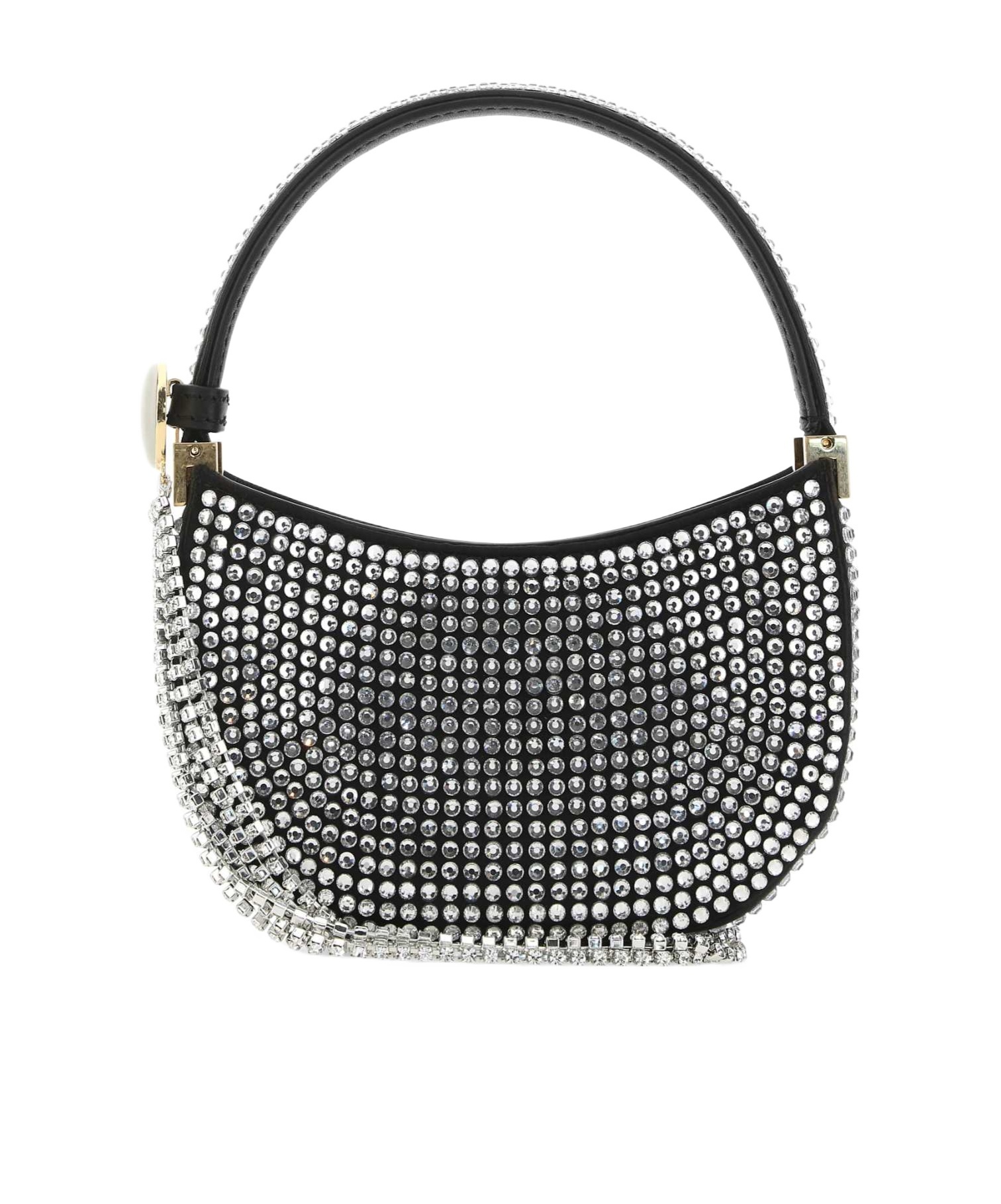 Magda Butrym Crystal-embellished Shoulder-bag In Gray