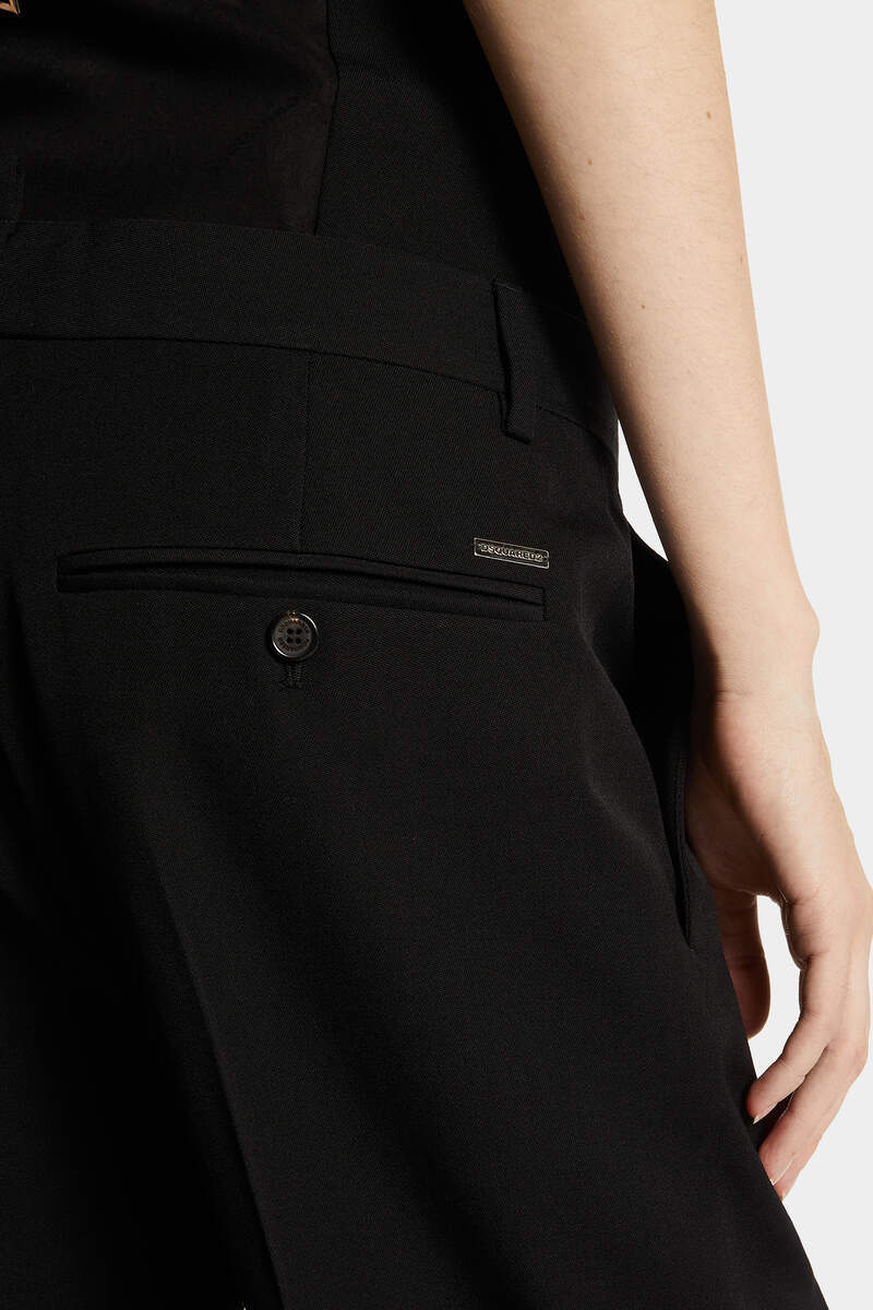 Dsquared2 Straight-leg Tailored Trousers In Black