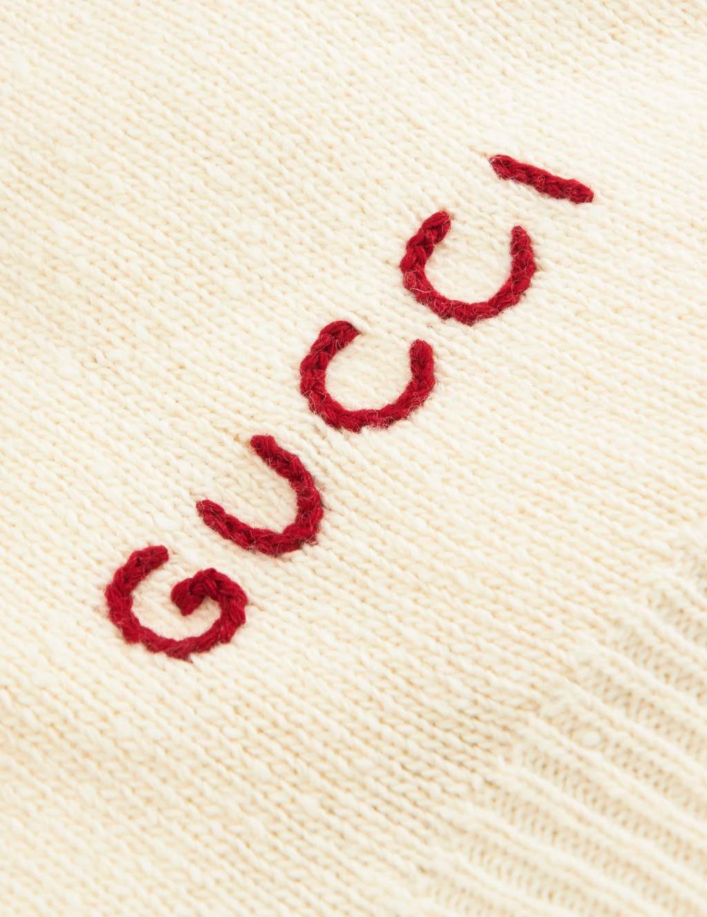 Gucci Chambre Squelettes Wool Cardigan In White