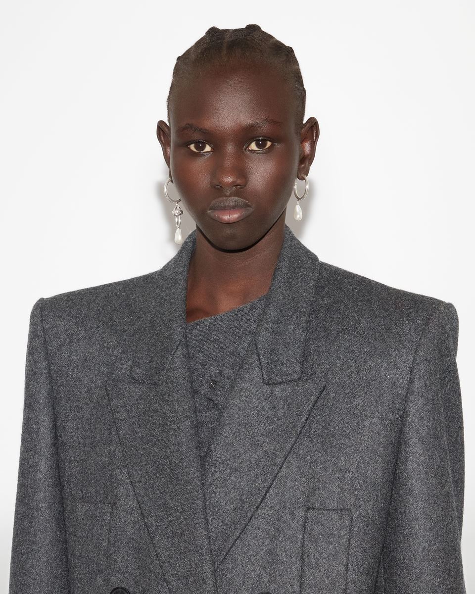 ISABEL MARANT FLOYD ORGANIC WOOL COAT