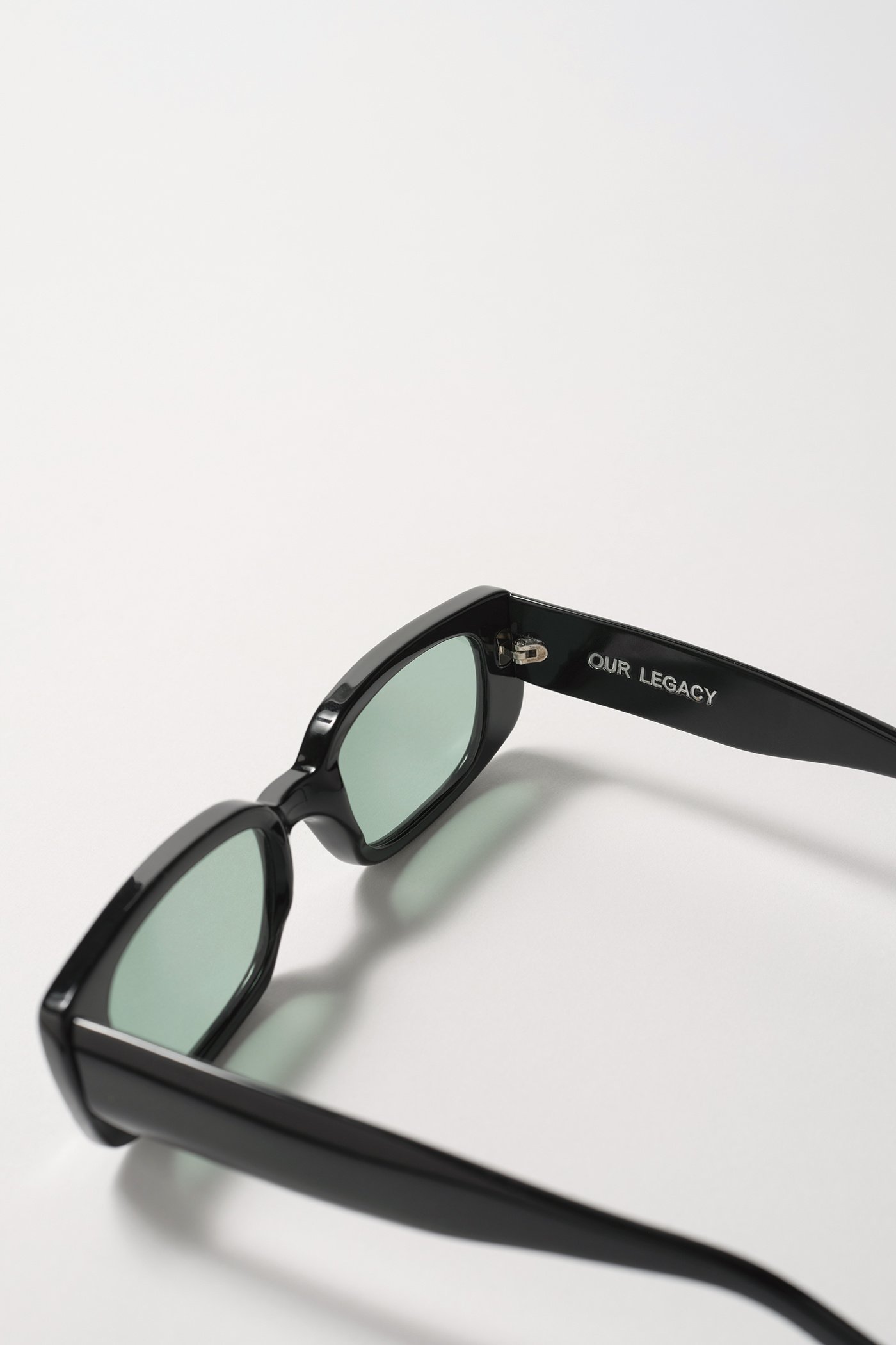 Our Legacy Samhain Rectangular Frame Sunglasses In Black