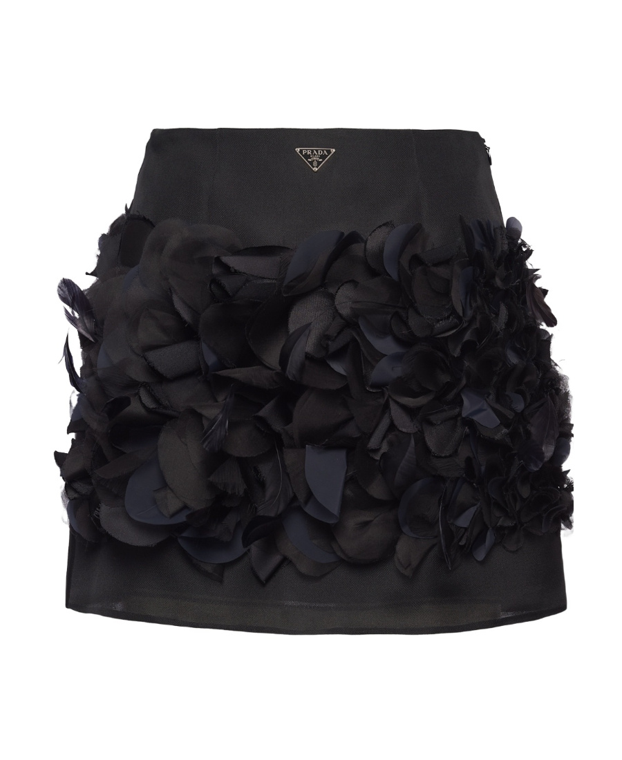 Prada Mini Skirt In Black