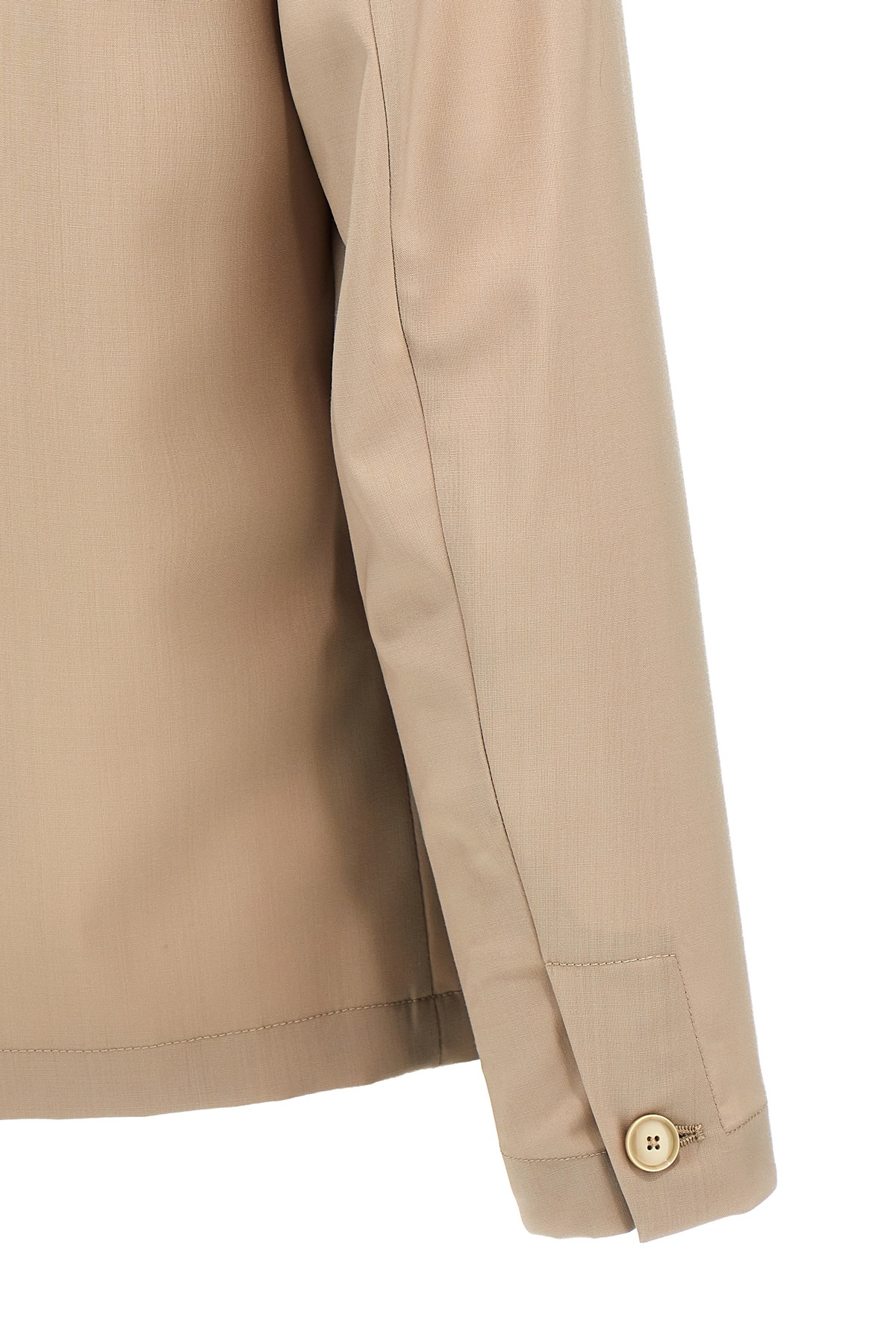 Shop Barena Venezia Virgin-wool Shirt In Nude