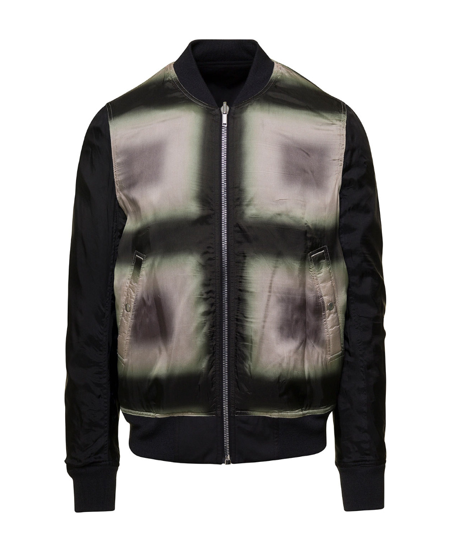 Rick Owens Zip-up Long-sleeved Reversible Jacket In Black