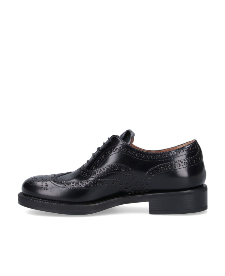 Miu Miu Church's X  Round Head Lace Up Business Dress Shoes In Black
