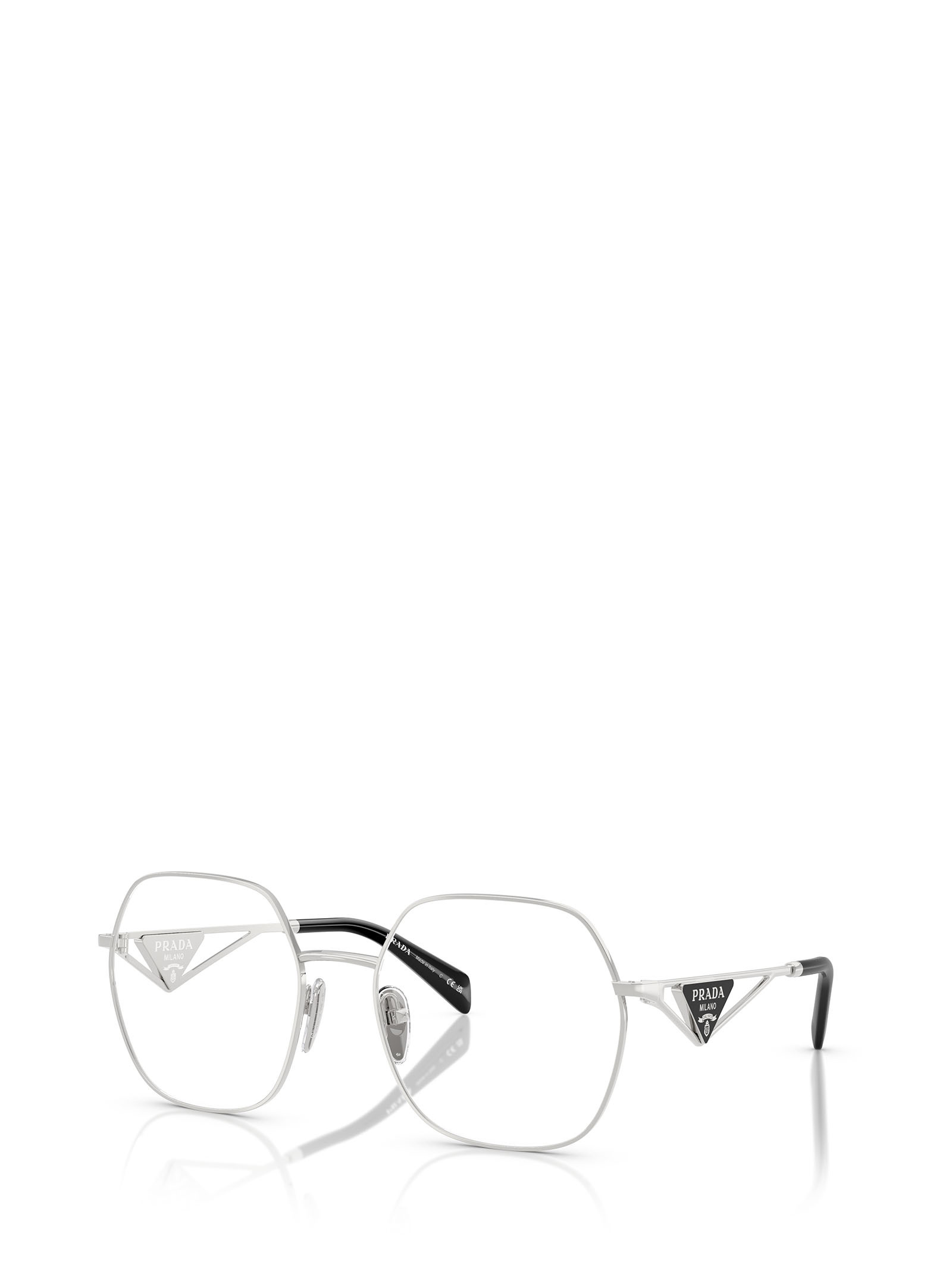 Prada Geometric-frame Glasses In White