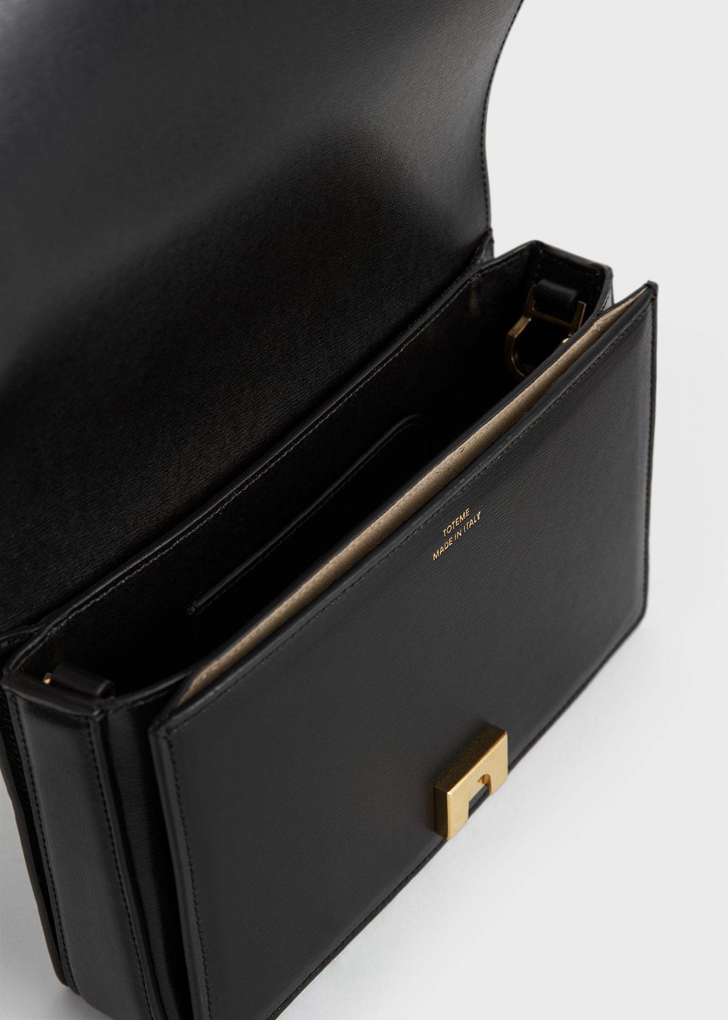 Totême T-flap Mini Bag In Black