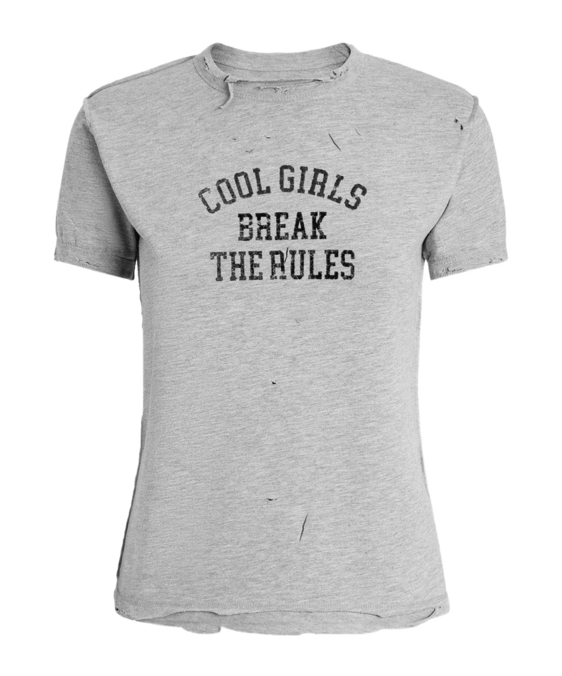 Dolce & Gabbana Graphic Print Casual Crewneck T-shirt In Gray