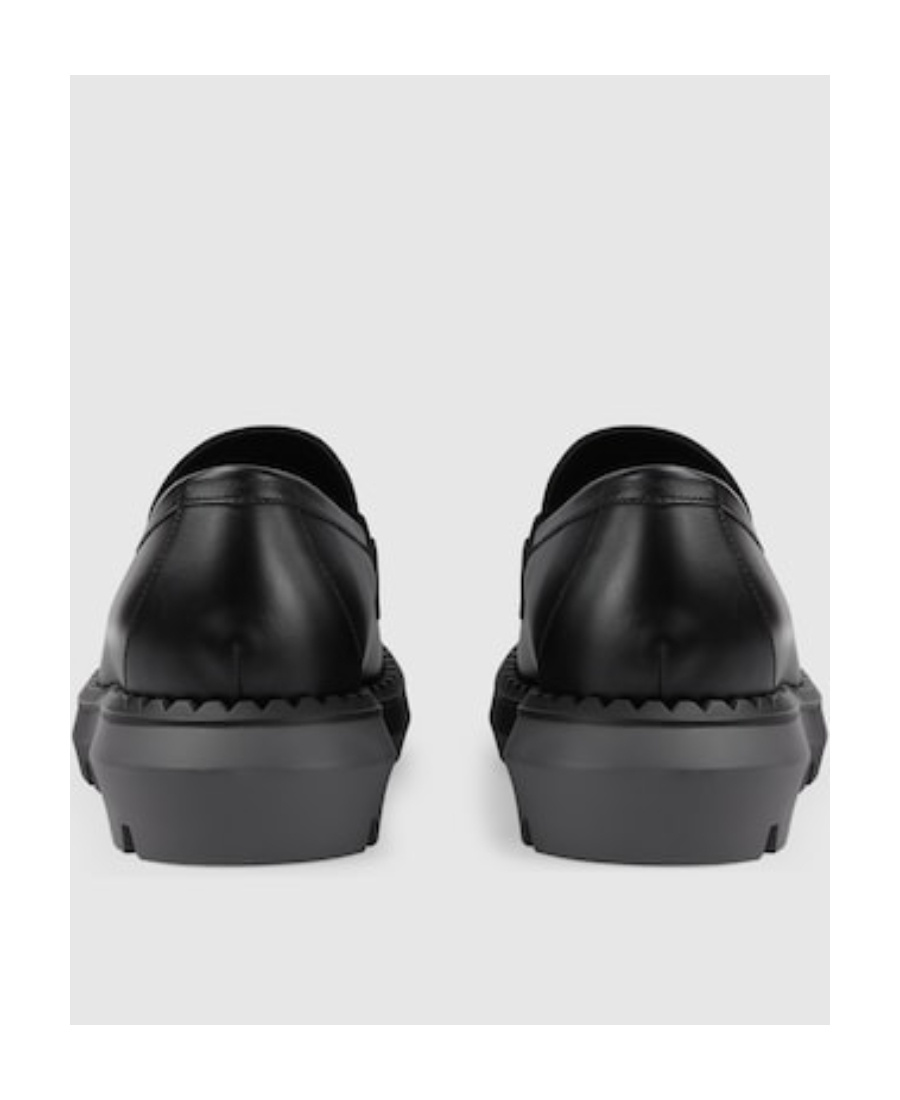 Gucci Horsetbit-embellished Chunky Loafers In Black