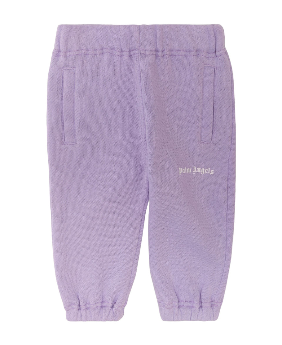 Palm Angels Logo-print Track Pants In Purple