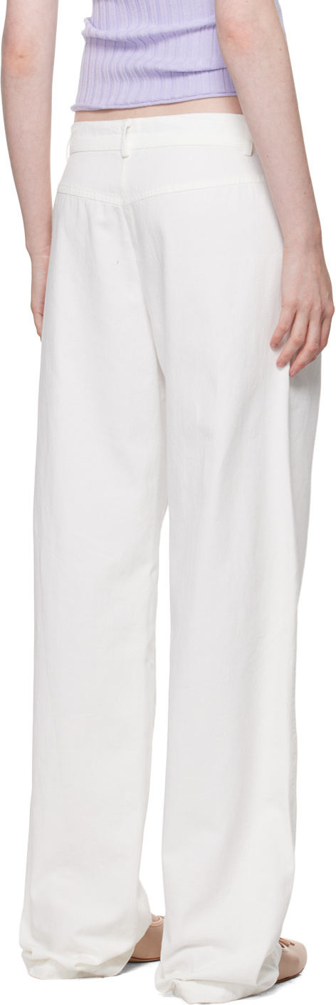 Gimaguas White Alex Trousers In White