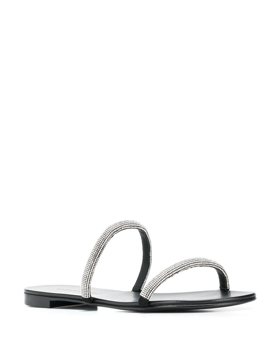 Giuseppe Zanotti Water Drill Inlaid Flip-flop In White