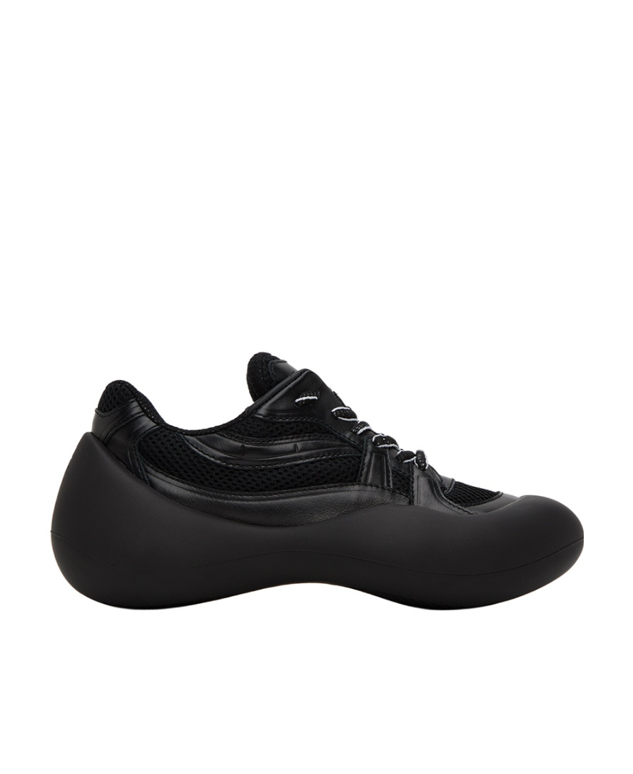 Jw Anderson Lace-up Low-cut Casual Sneakers In Black