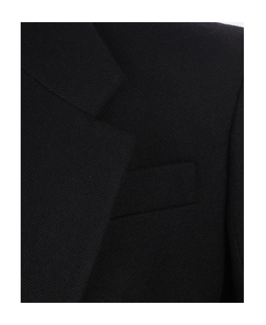 Prada Single-breasted Jacket In Black