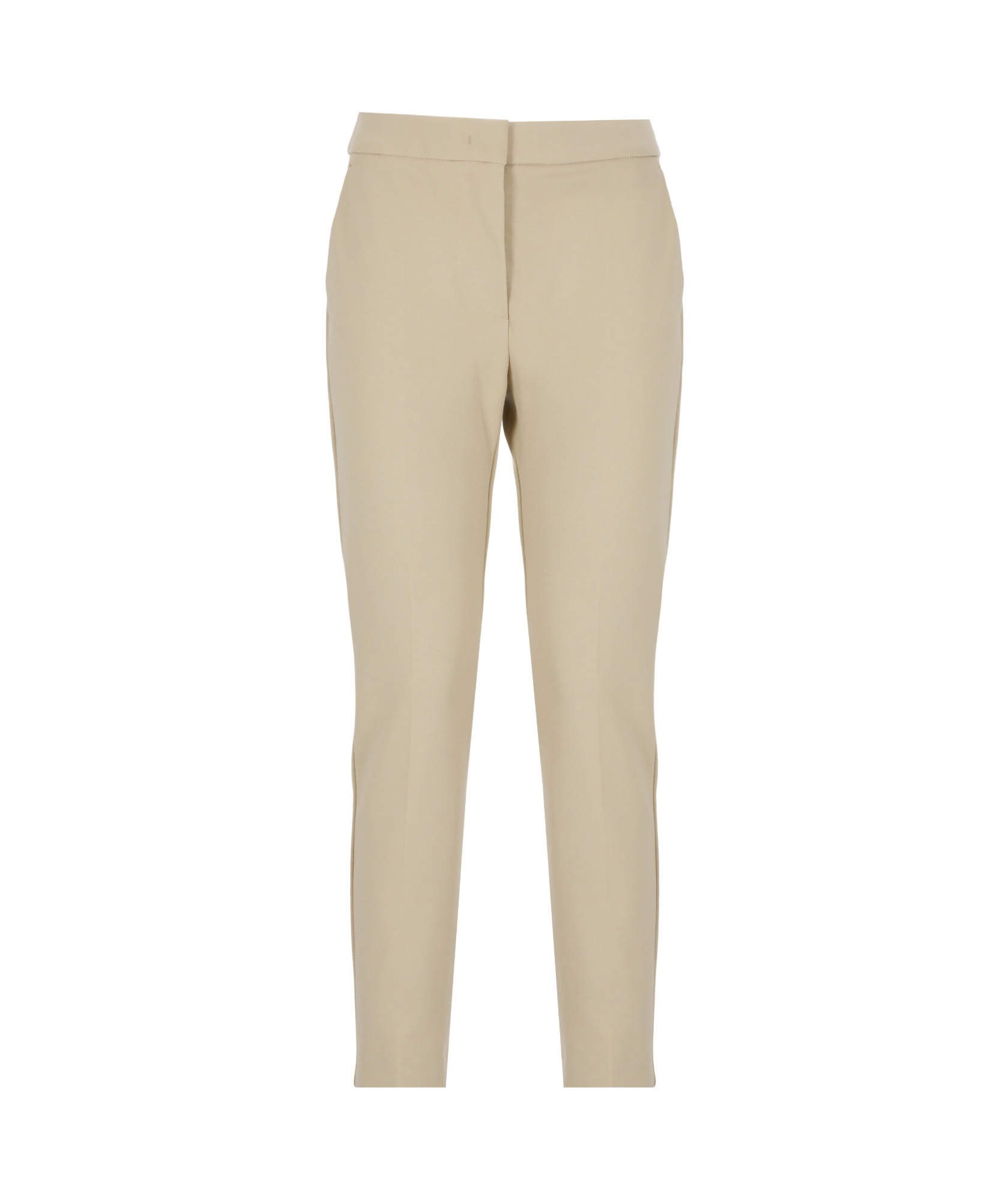 Max Mara Viscose Knitted Trousers In Nude
