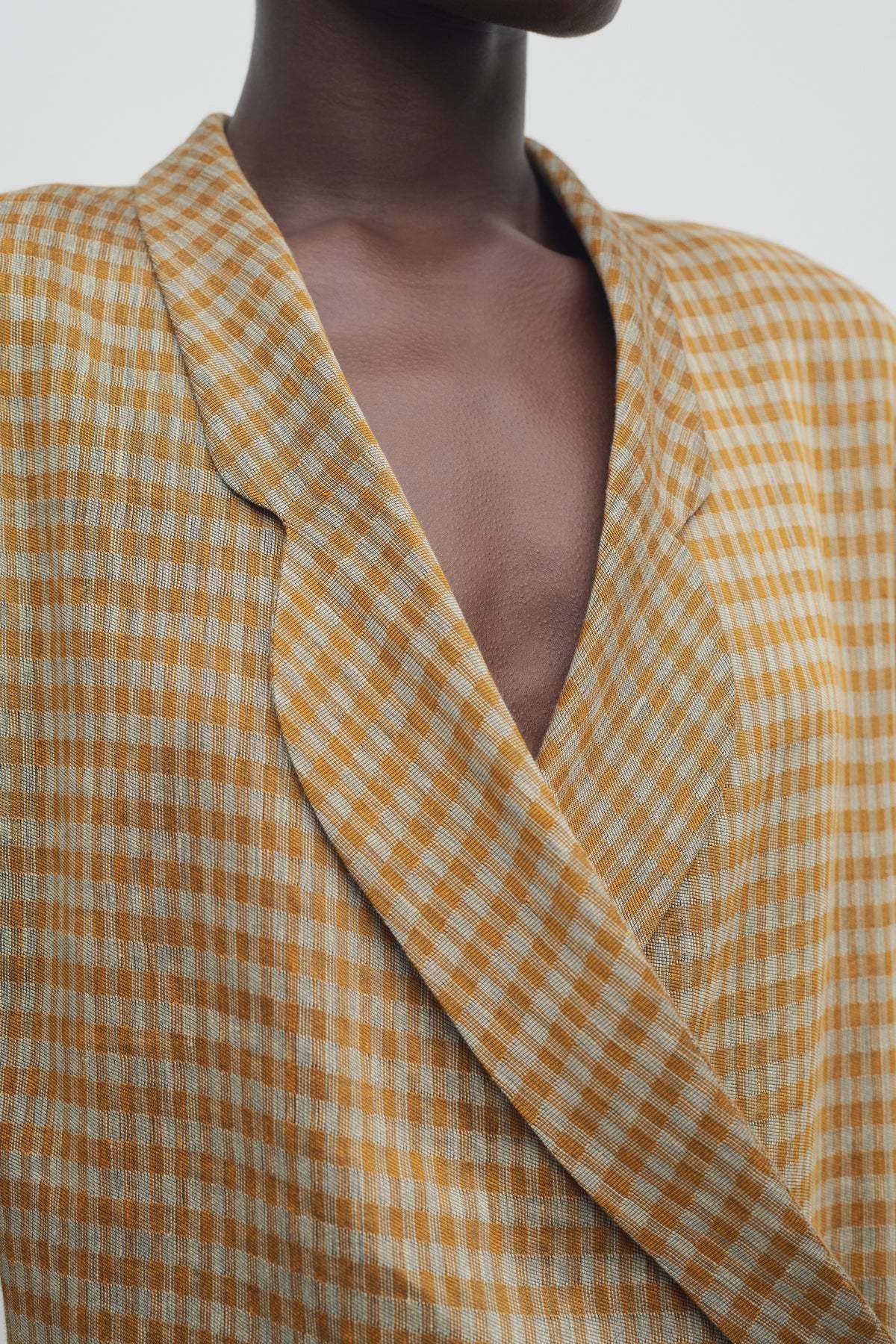 The Row Jeremiah Jacket In Linen In Brown