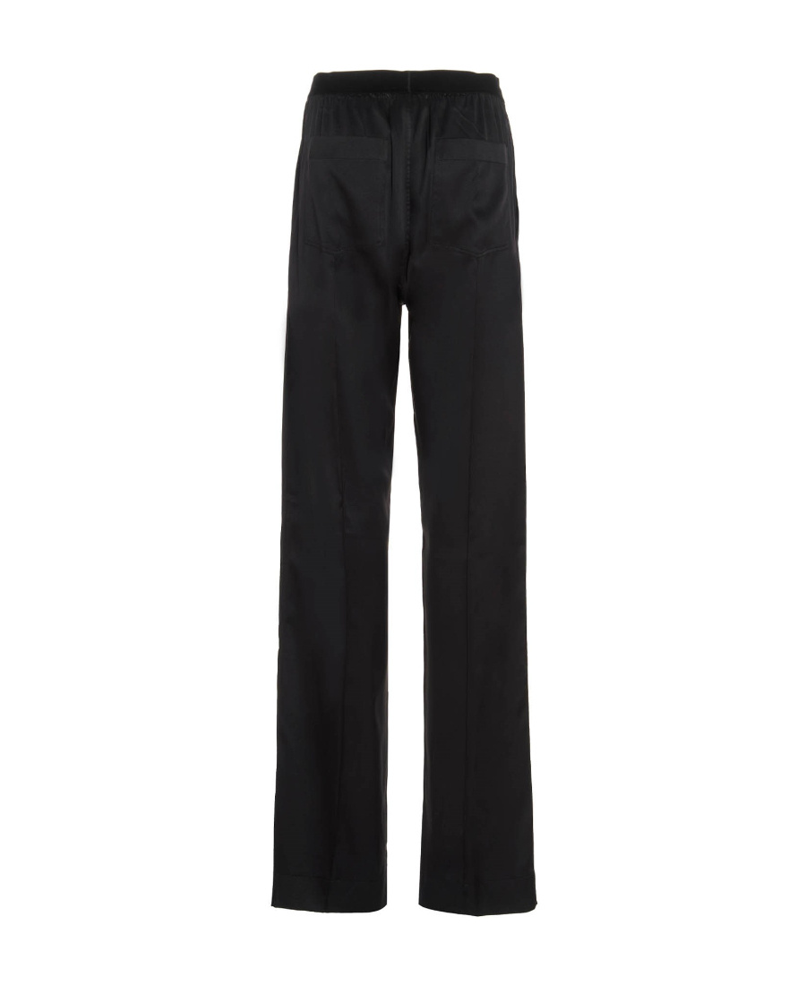 TOM FORD HIGH-WAISTED STRAIGHT-LEG SILK TROUSERS