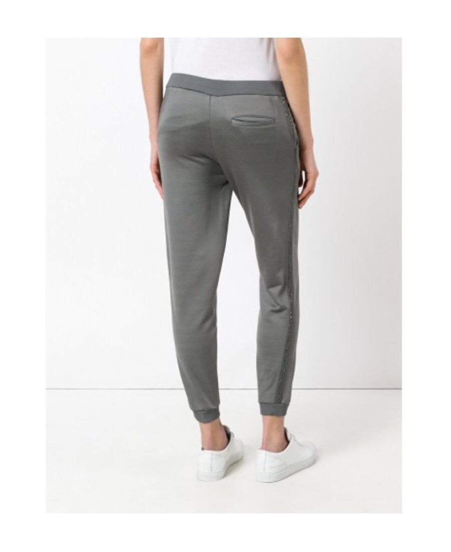 Jo No Fui Logo Casual Pants In Gray