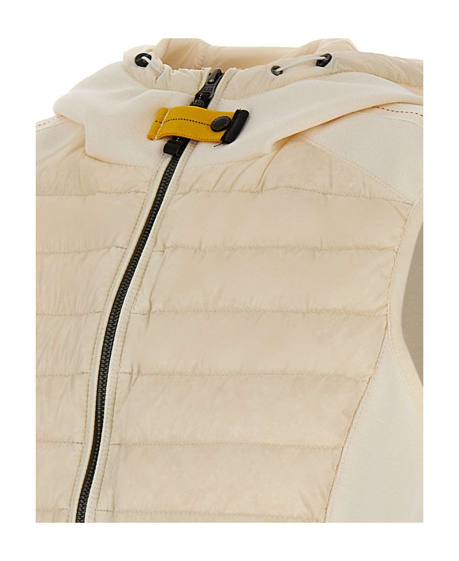 Parajumpers Zipper Down Vest In Nude