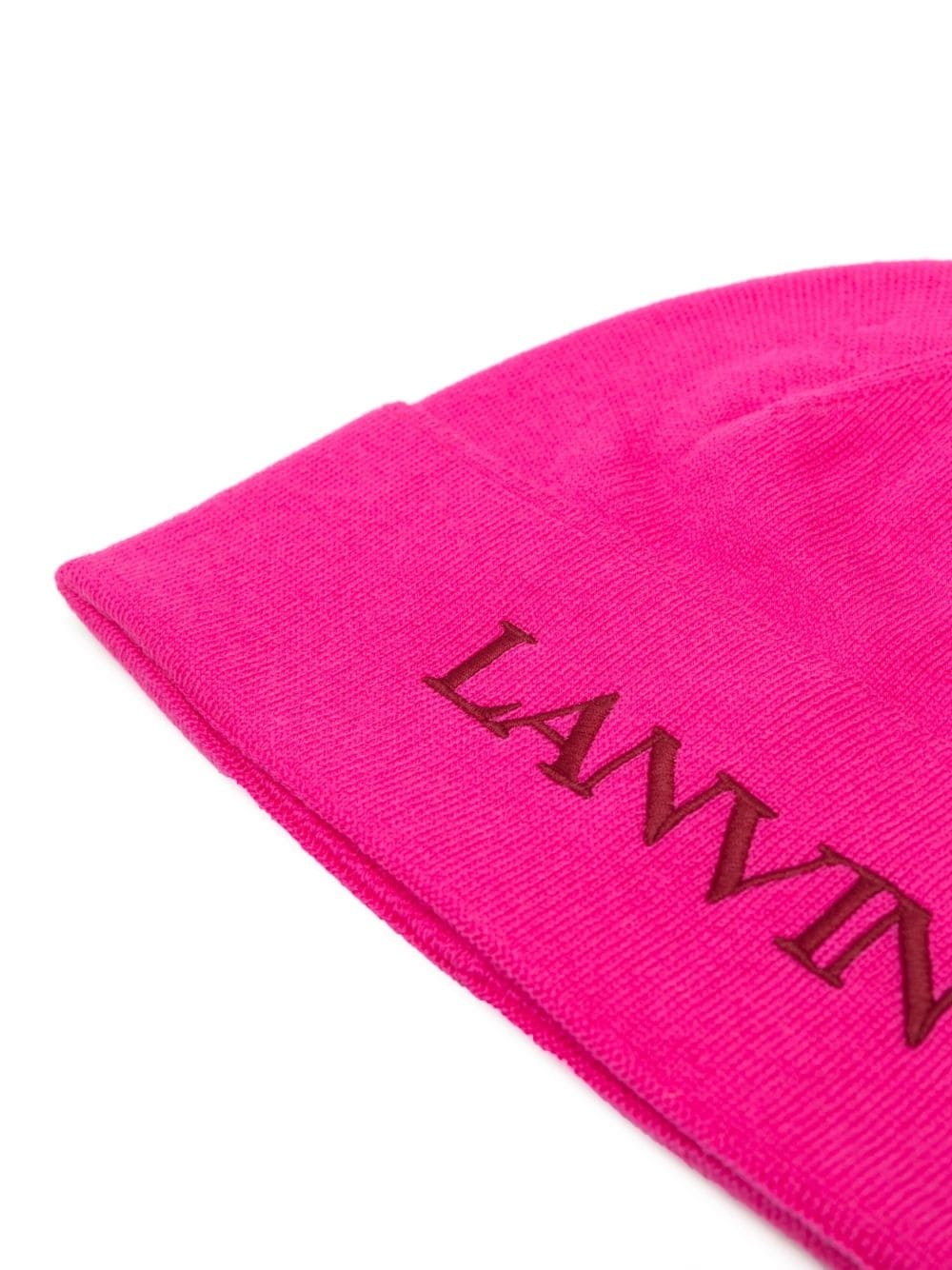 Lanvin Logo Hat In Pink