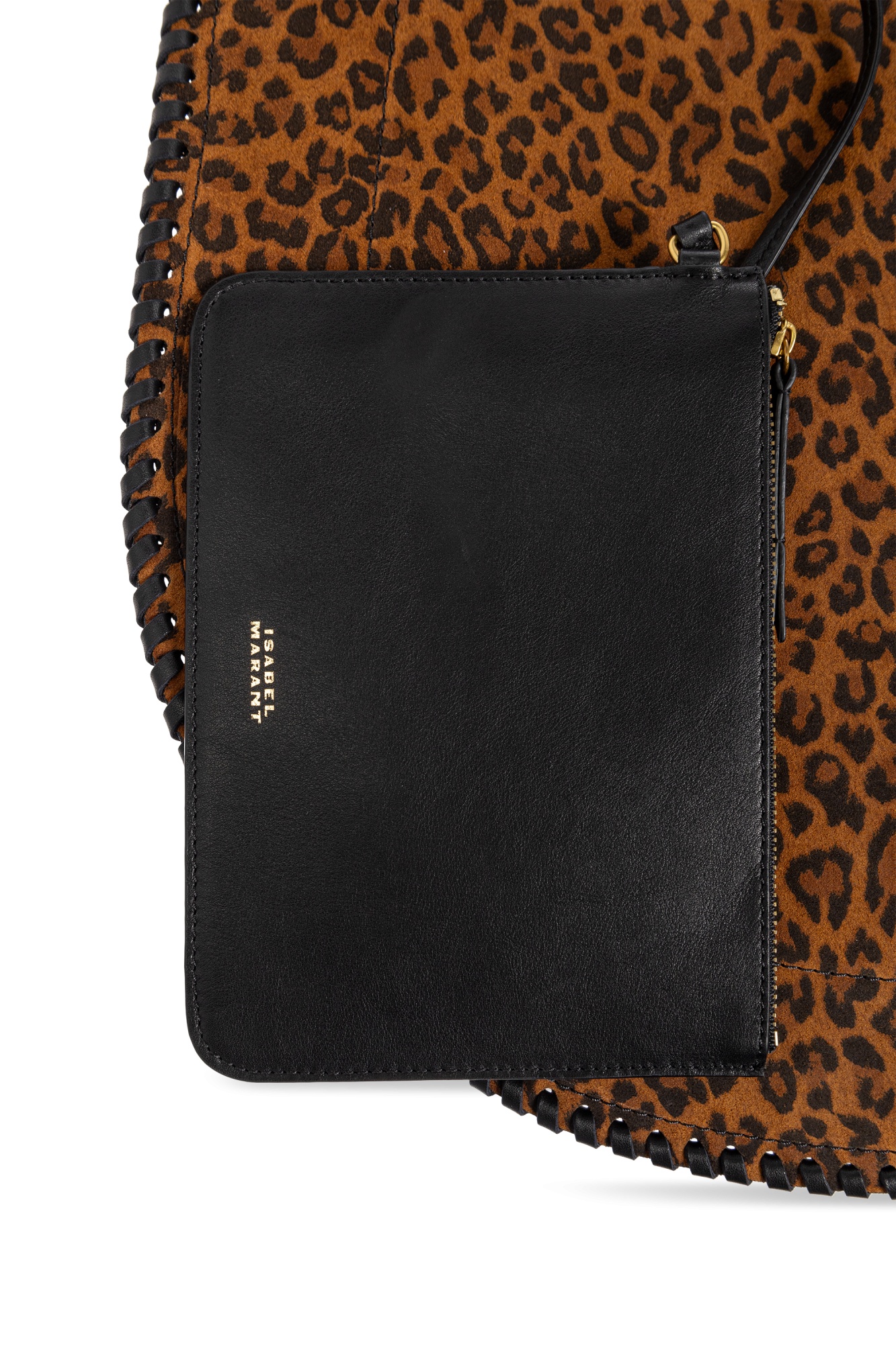 Isabel Marant Logo Shoulder Bag In Brown