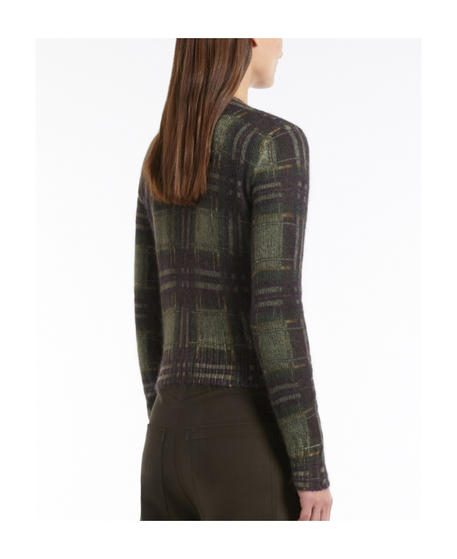 Max Mara V-neck Knitted Cardigan In Black