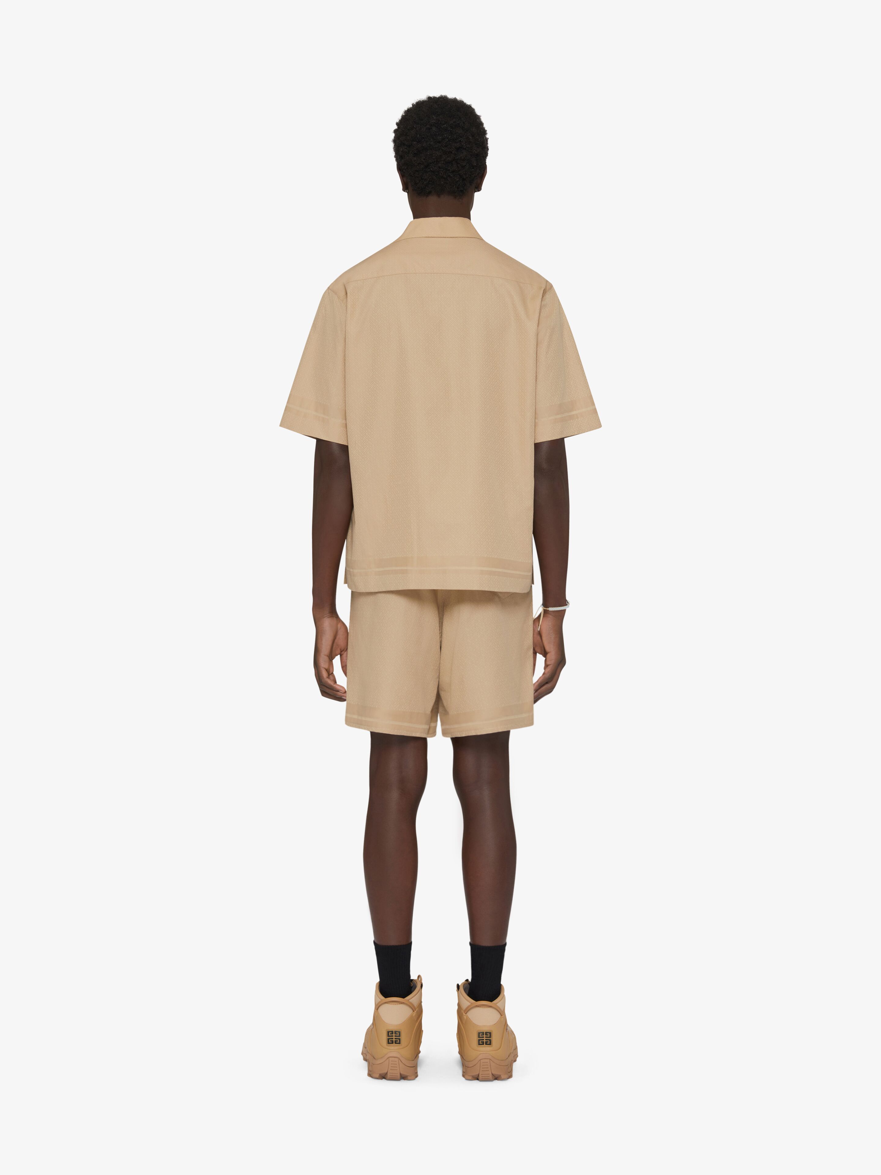 Givenchy Boxy Fit Shirt In 4g Cotton In Nude