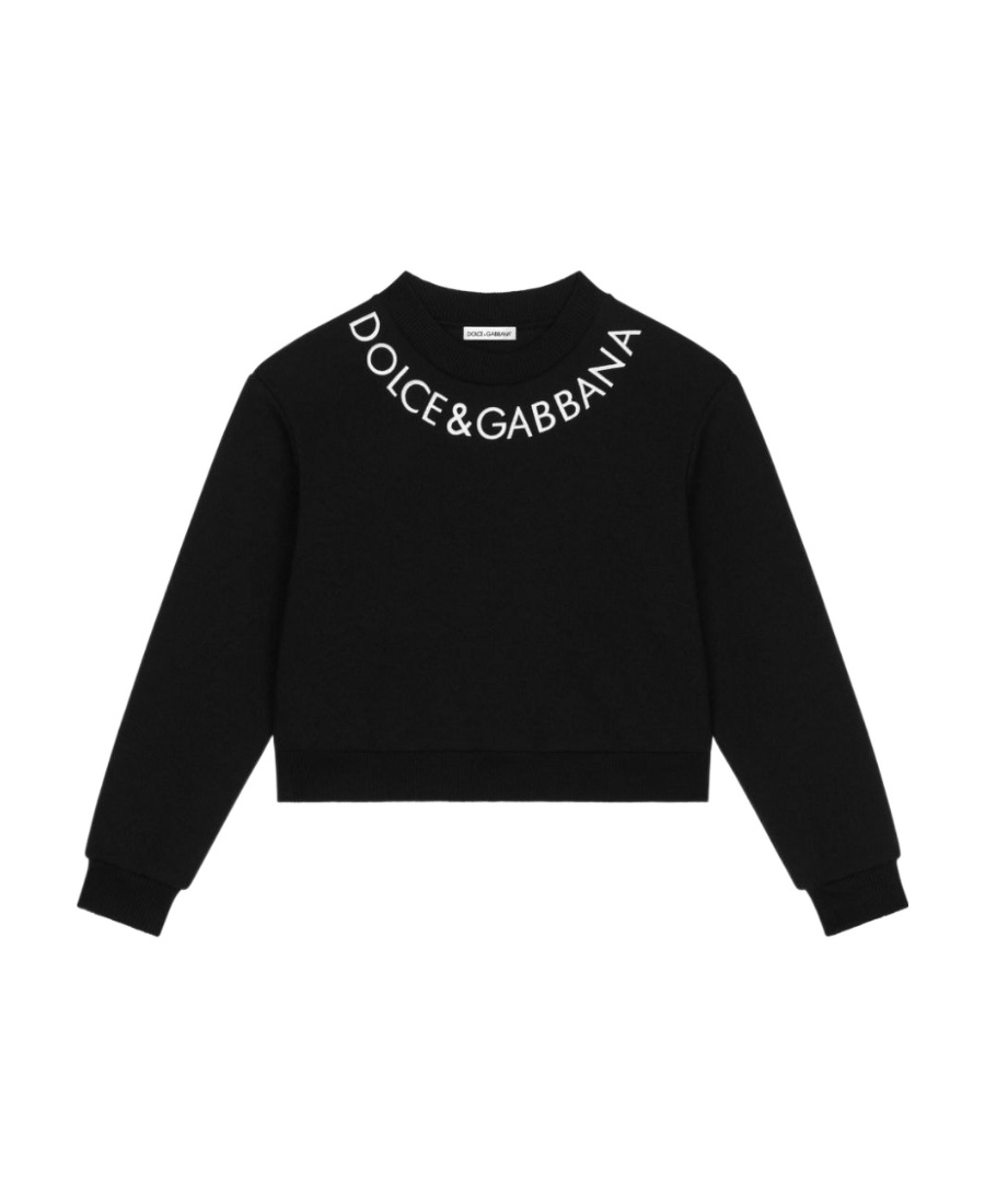 Dolce & Gabbana Felpa Giroc.man.lung In Black