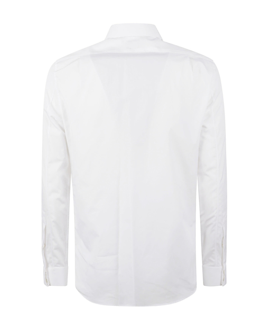 Alexander Mcqueen Long-sleeved Button Fastened Shirt In White