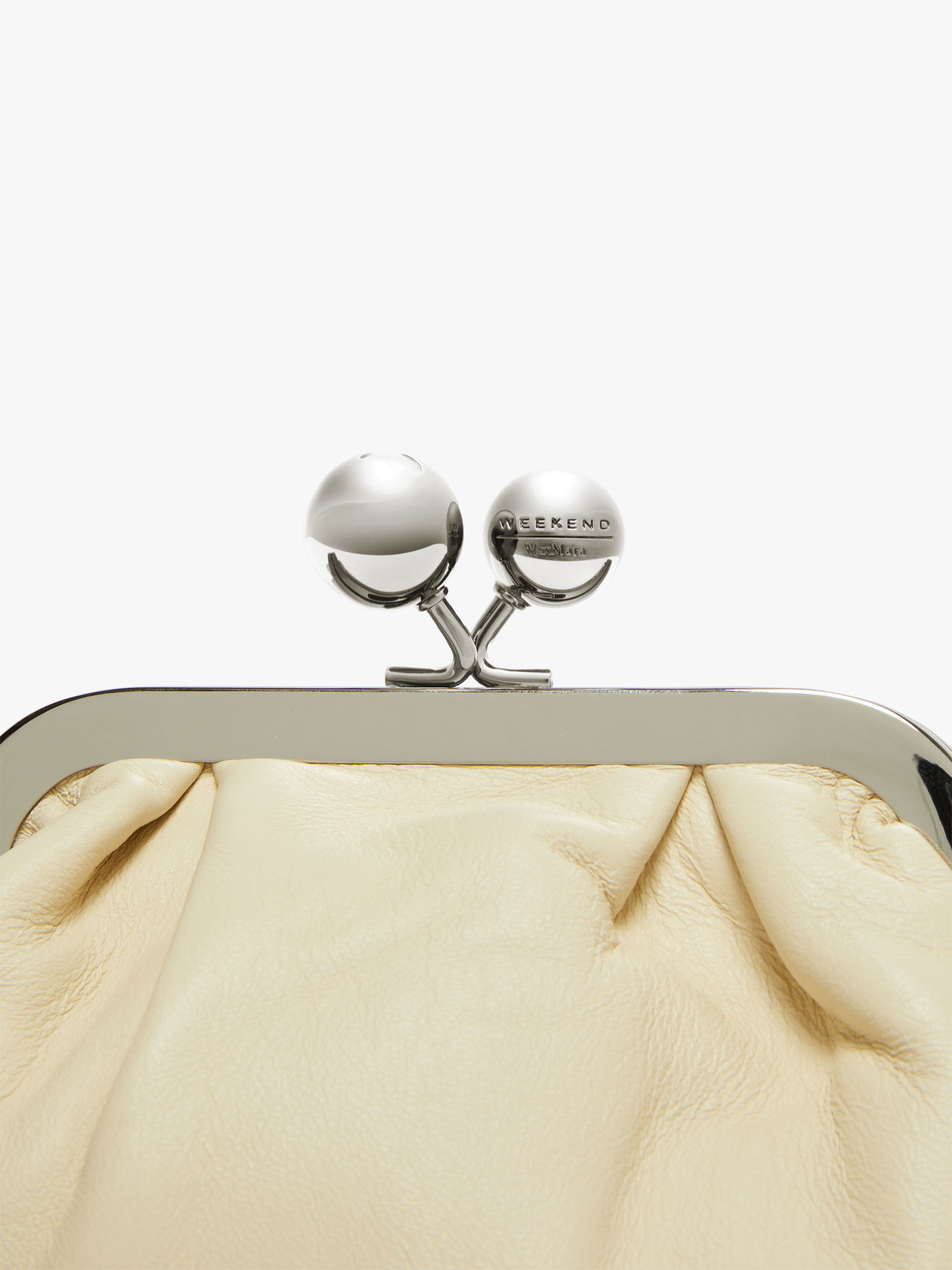 Weekend Max Mara Pasticcino Logo Shoulder Bag In Nude