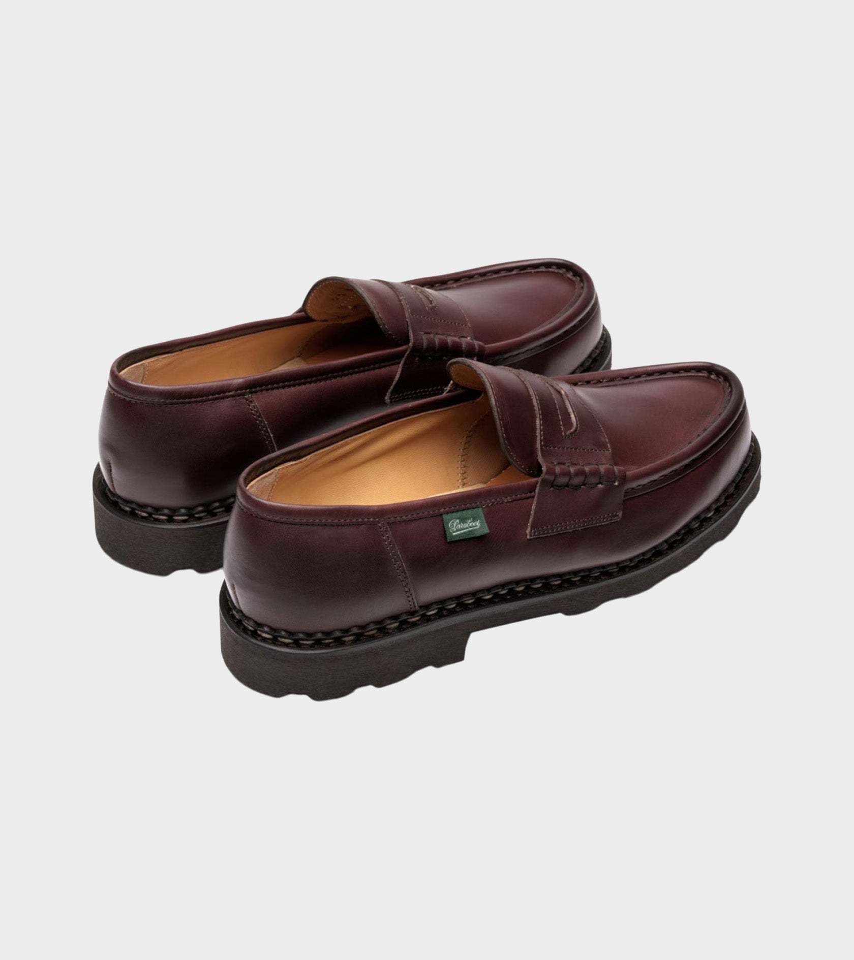 Paraboot Round-toe Loafers In Brown