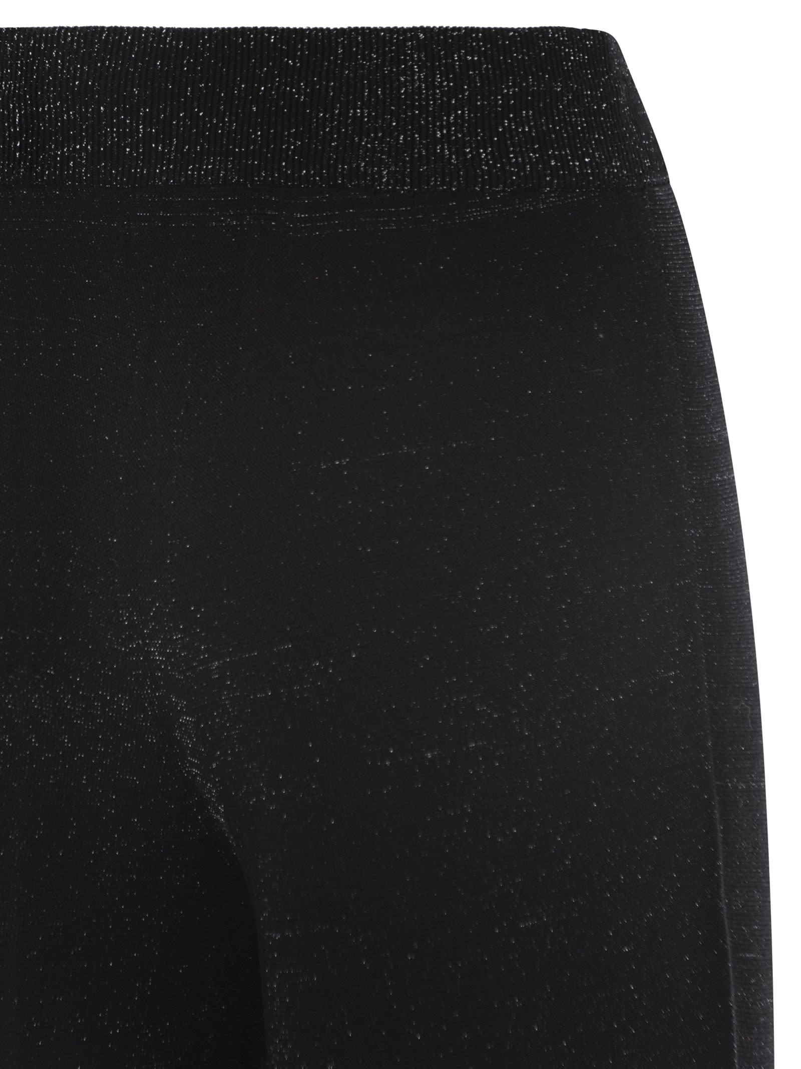 Fabiana Filippi Drawstring Wide-leg Casual Pants In Black