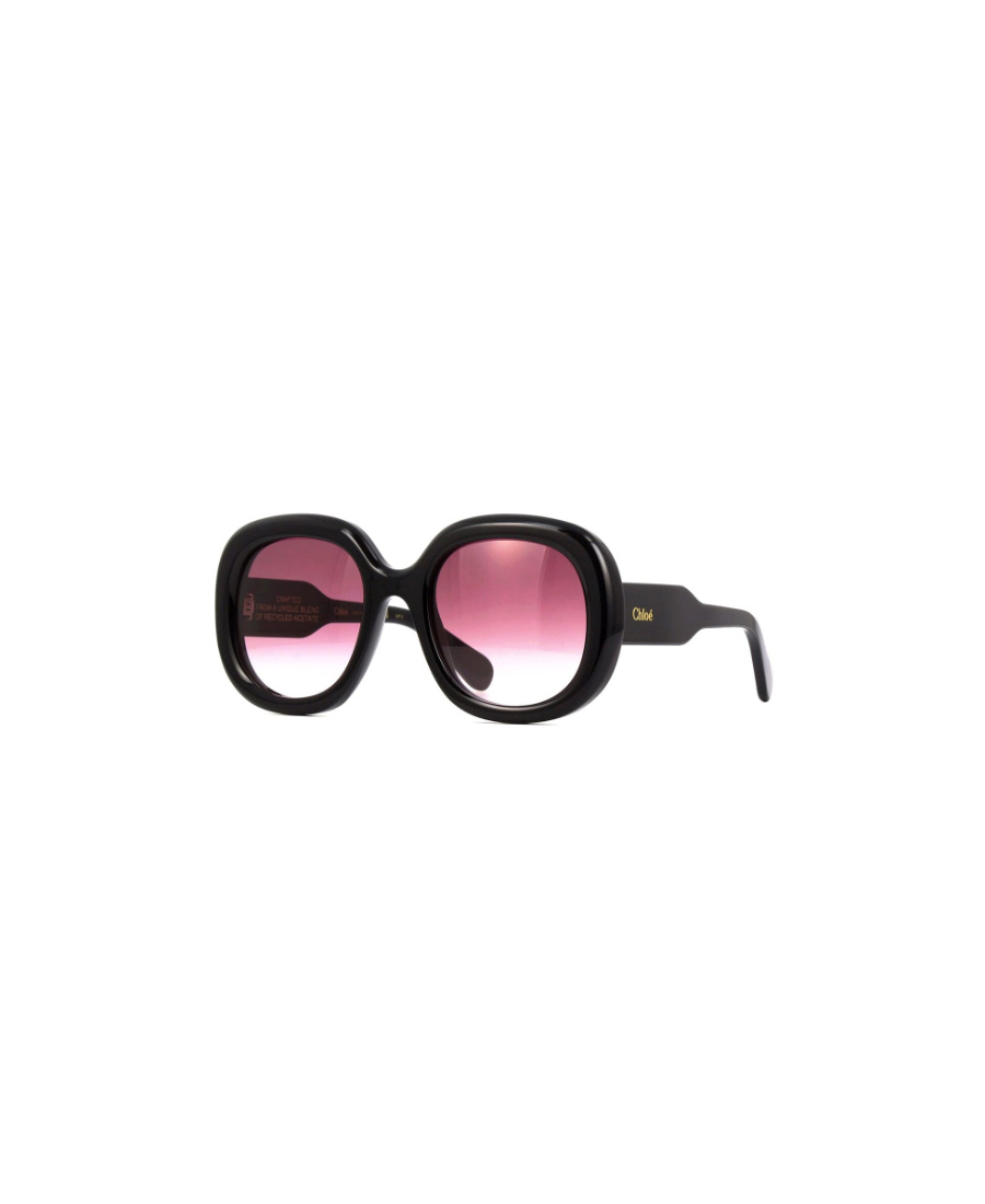 Chloé Square Frame Sunglasses In Pink
